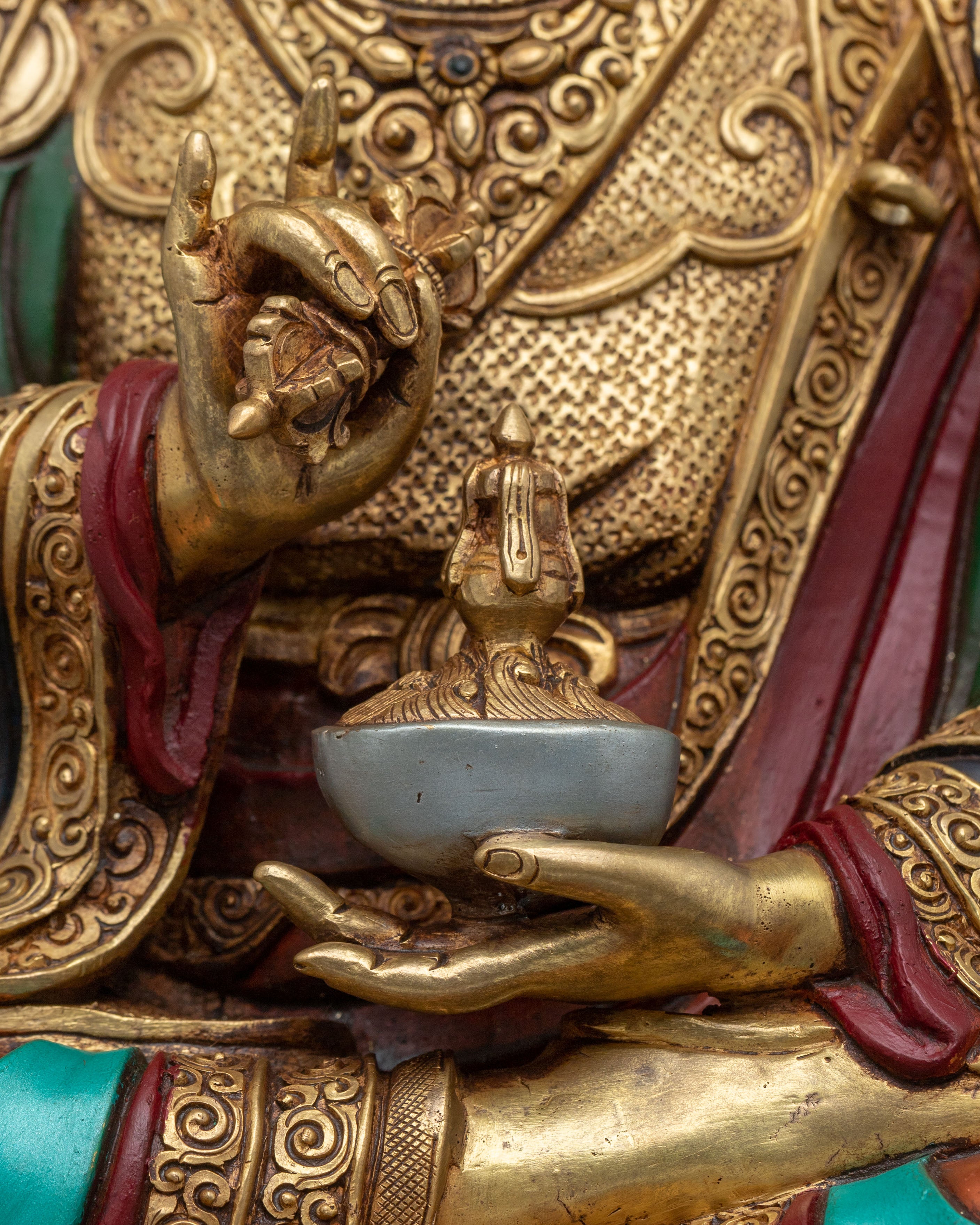 Guru Tsokye Dorje Buddhist Figurine | Symbol of Wisdom and Protection