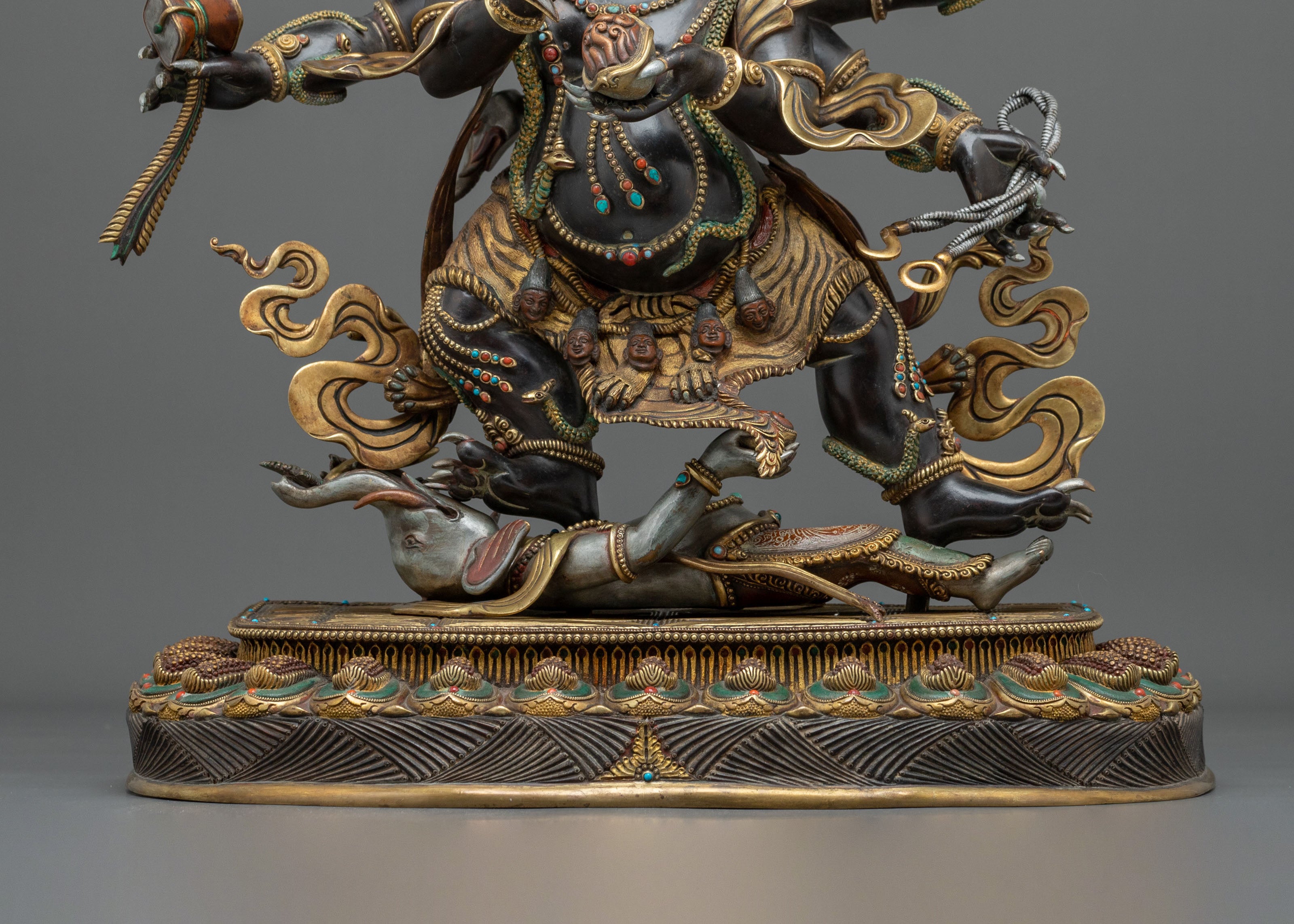 Six-Armed Mahakala Statue of Protection | Wrathful Deity