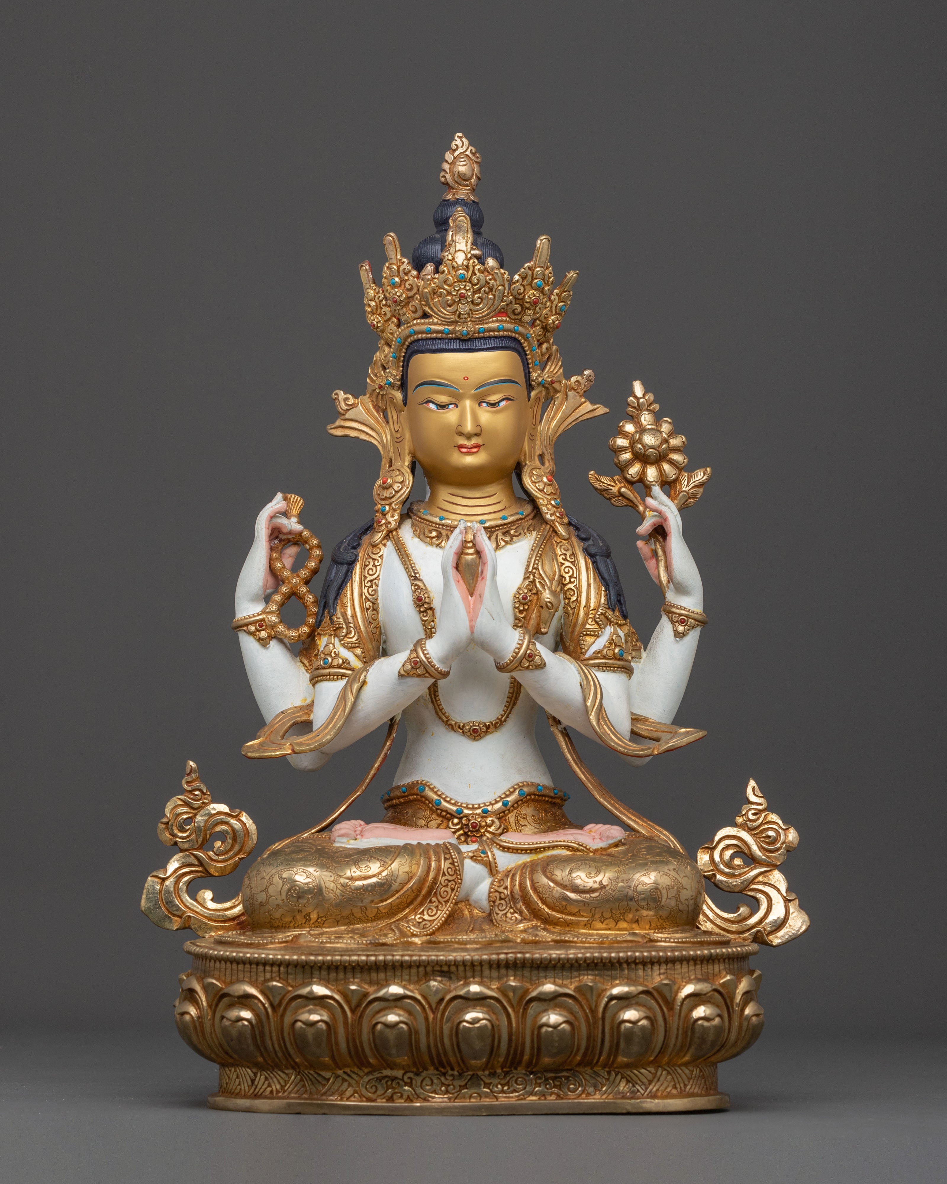 Four-Armed Chenrezig Statue 
