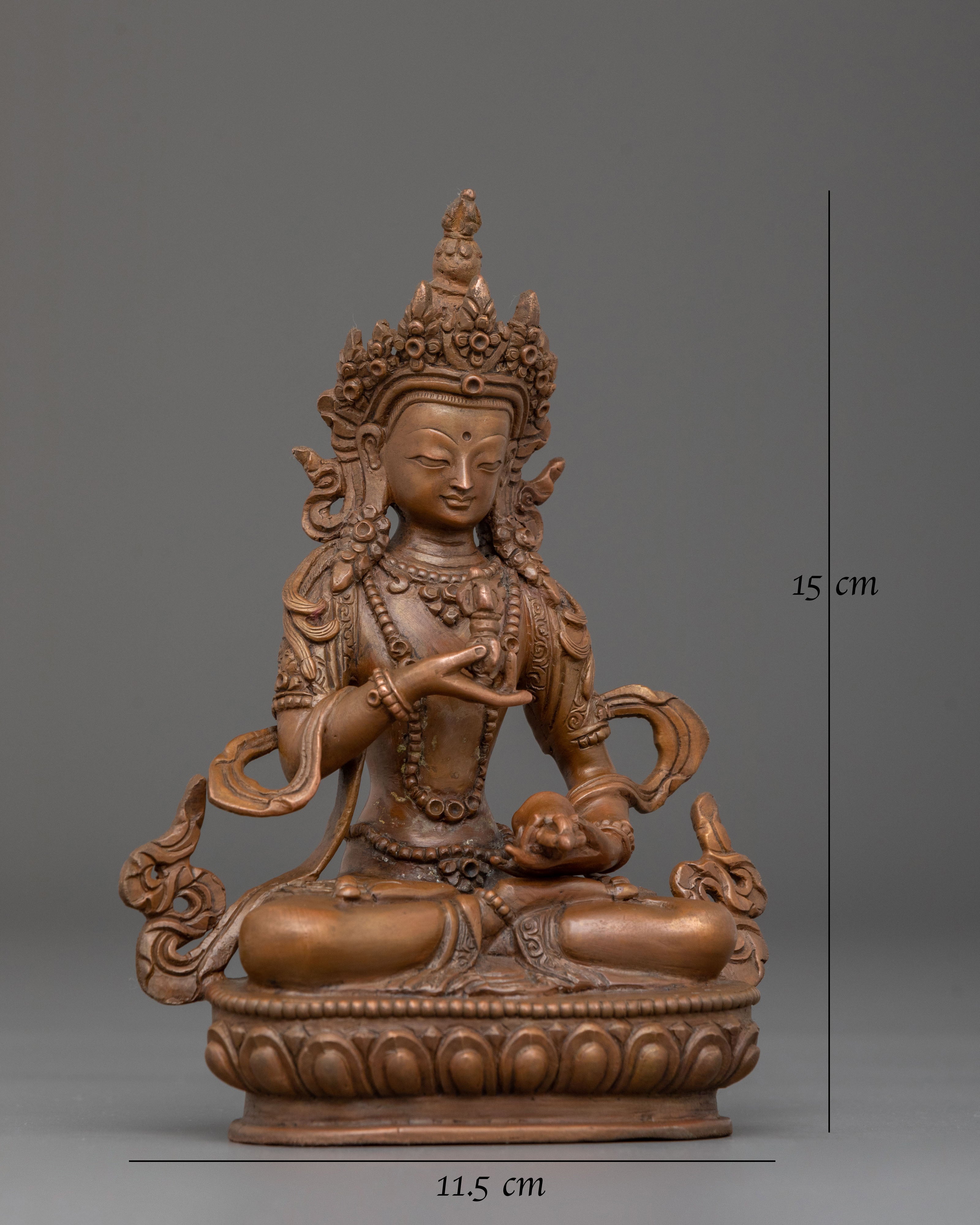 Vajrasattva Oxidized Statue | Purification Deity