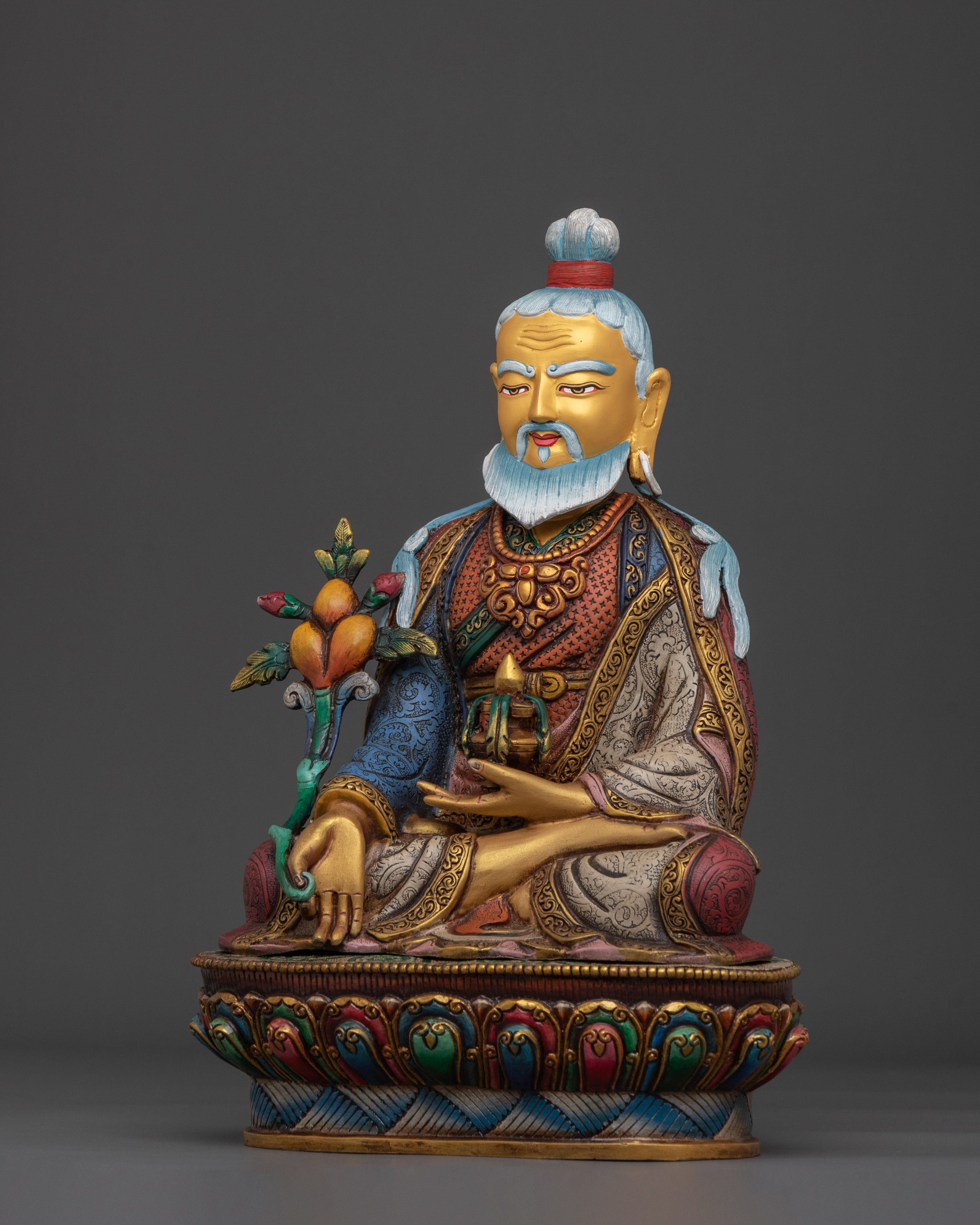 Tibetan Medicine Buddhist Master Statue Set | Home Decor