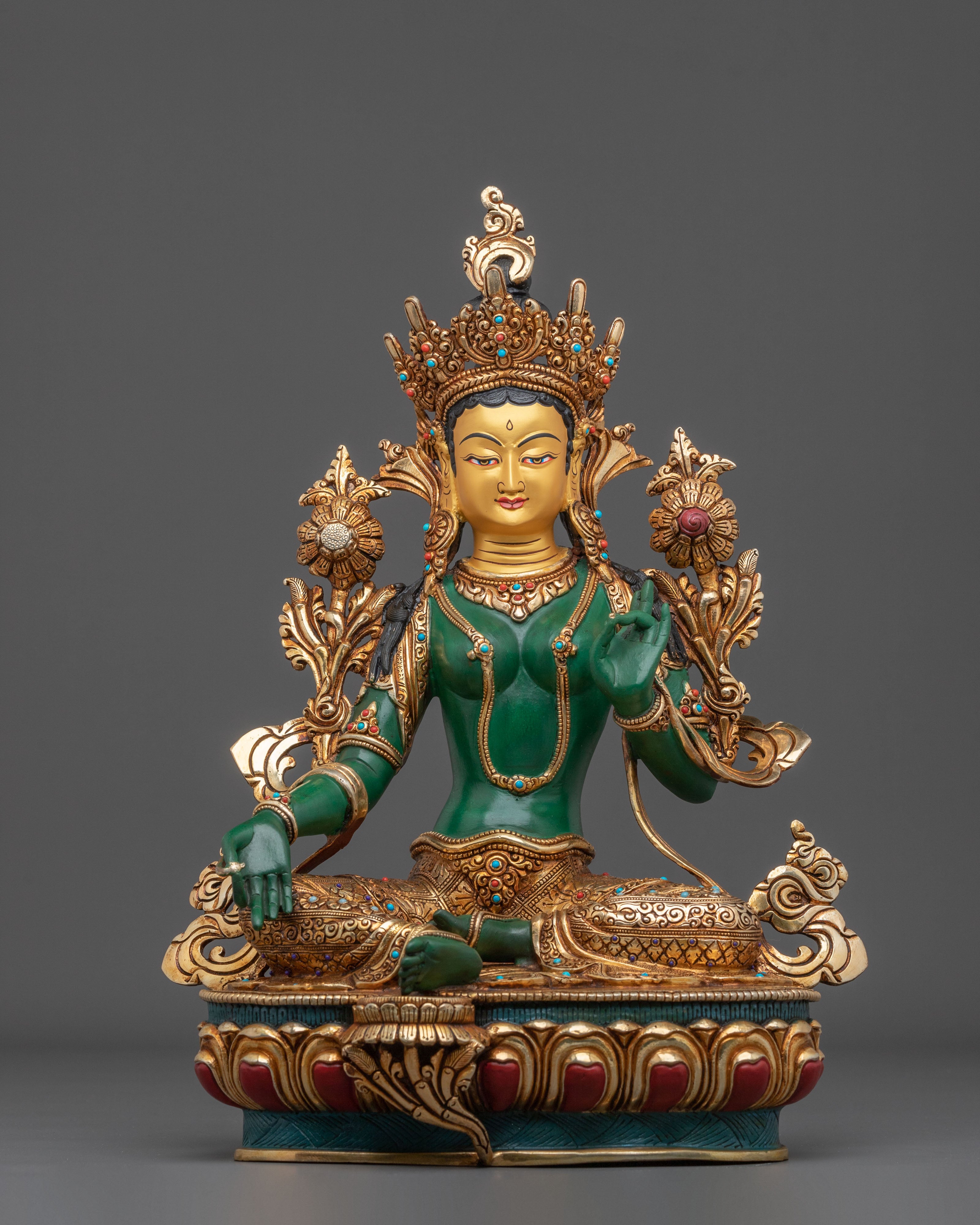 Green Tara Statue 