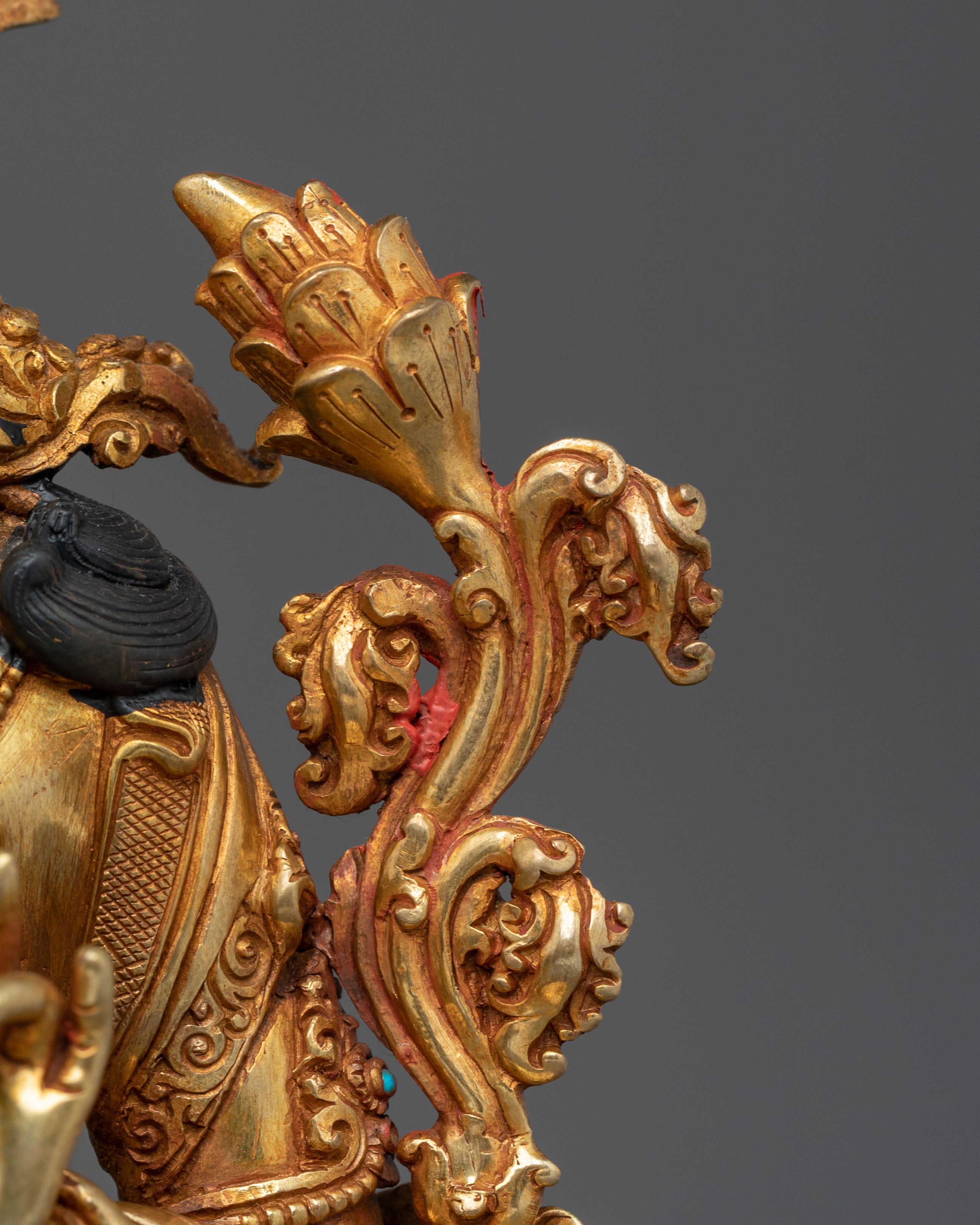 Green Tara Tibetan Buddhist Figurine | Sacred Goddess of Compassion