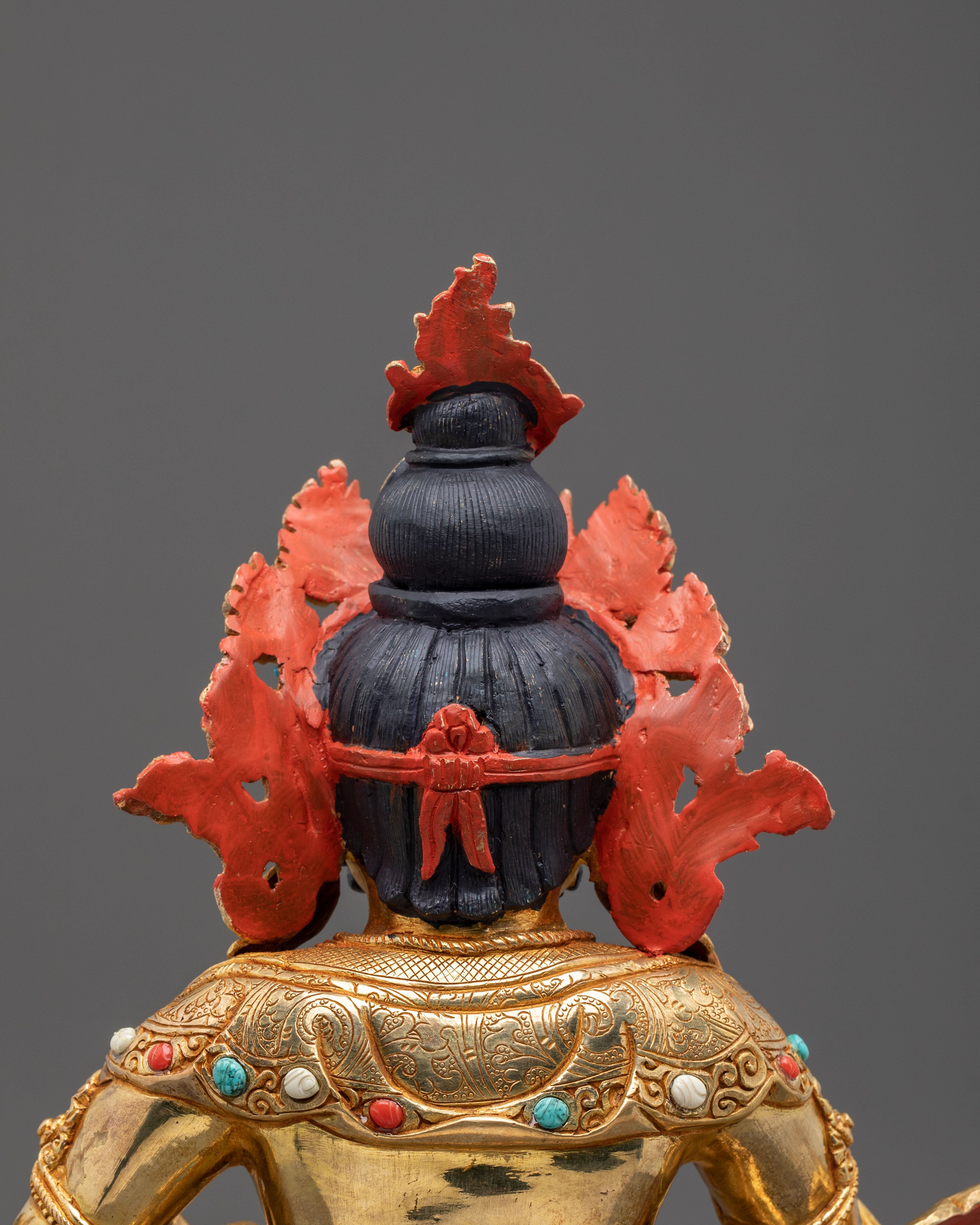 A Radiant Handmade Dzambhala Protector Statue