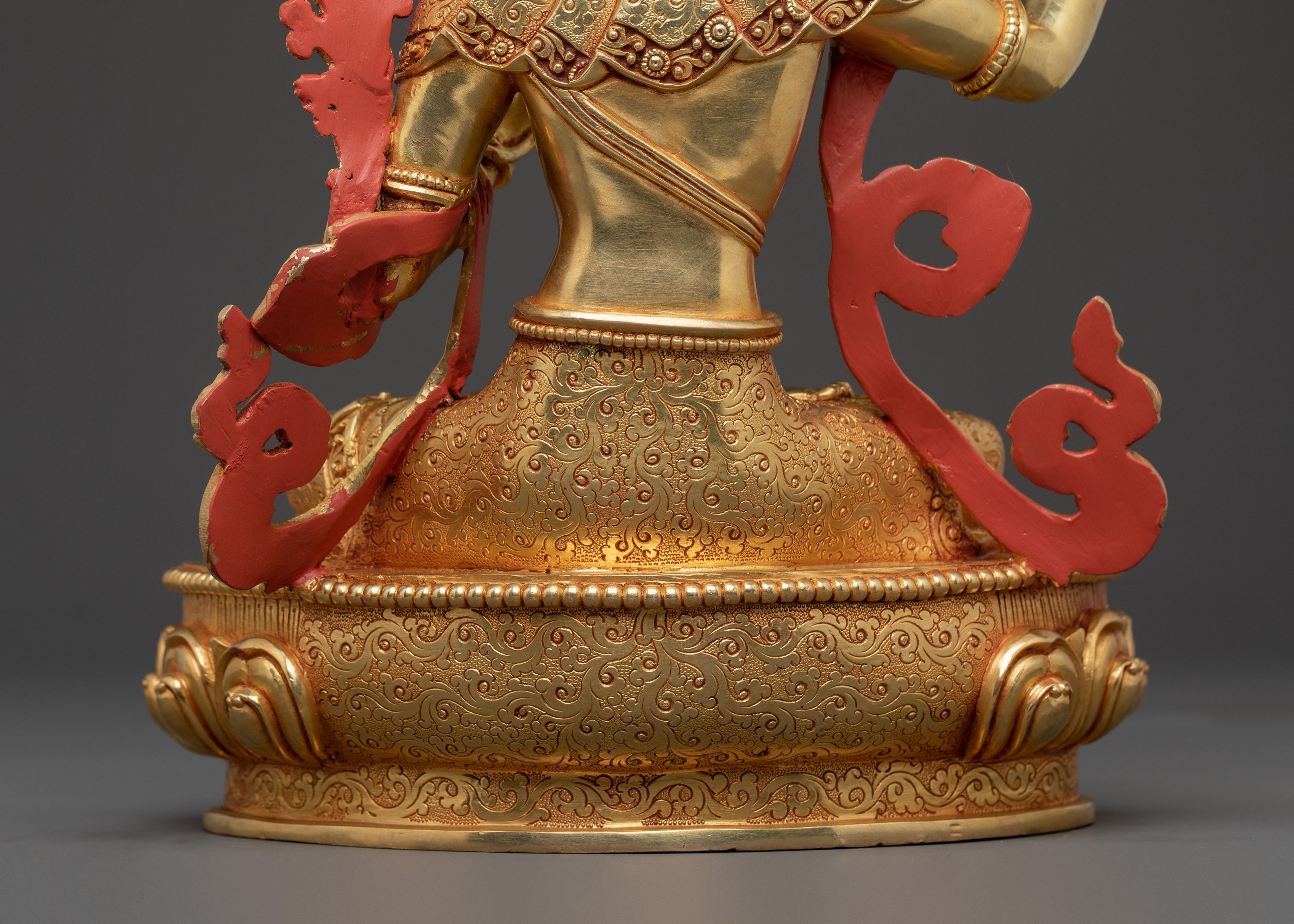 Manjushri Supreme Wisdom Golden Statue