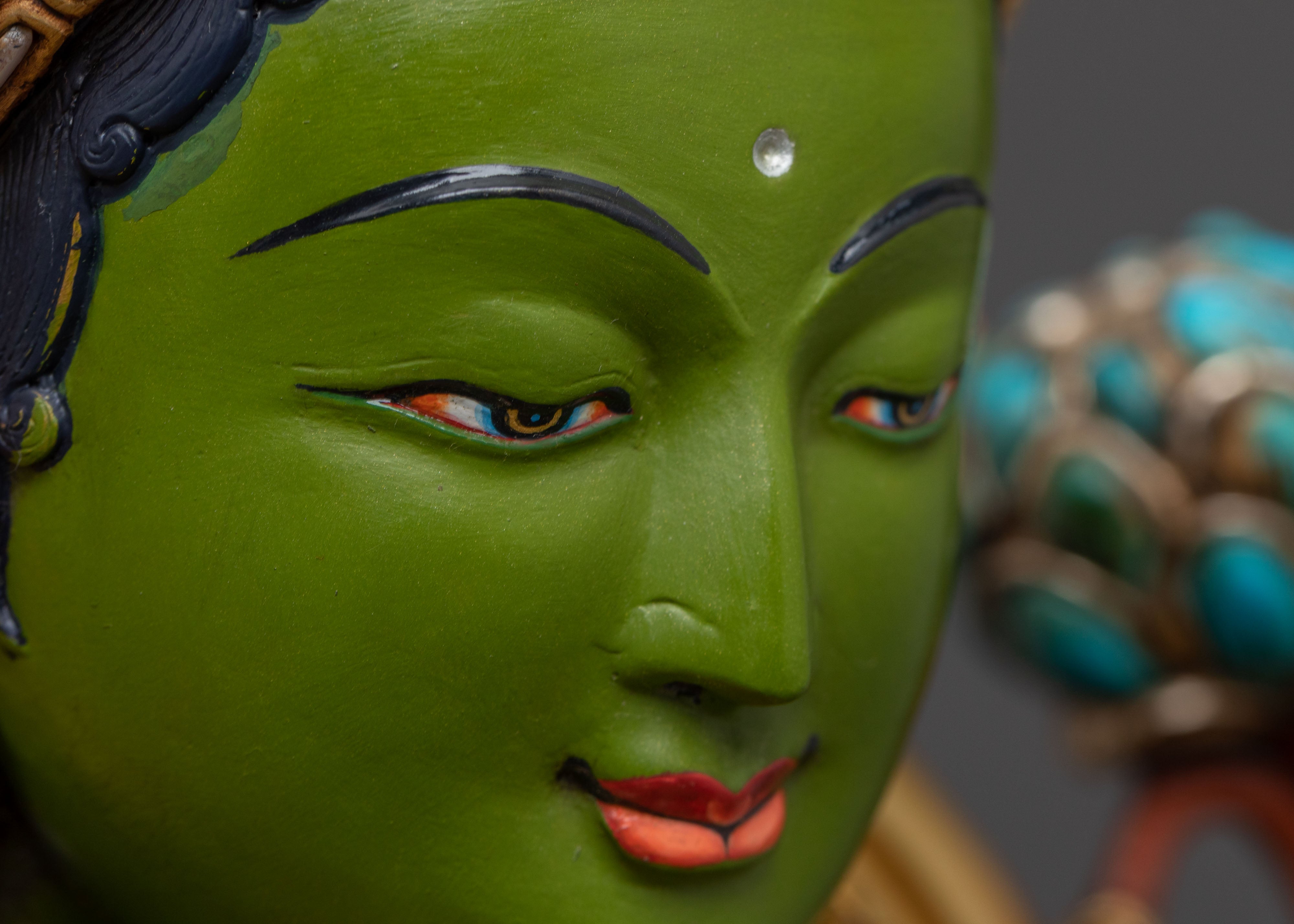 Green Tara Compassion Buddha Sculpture
