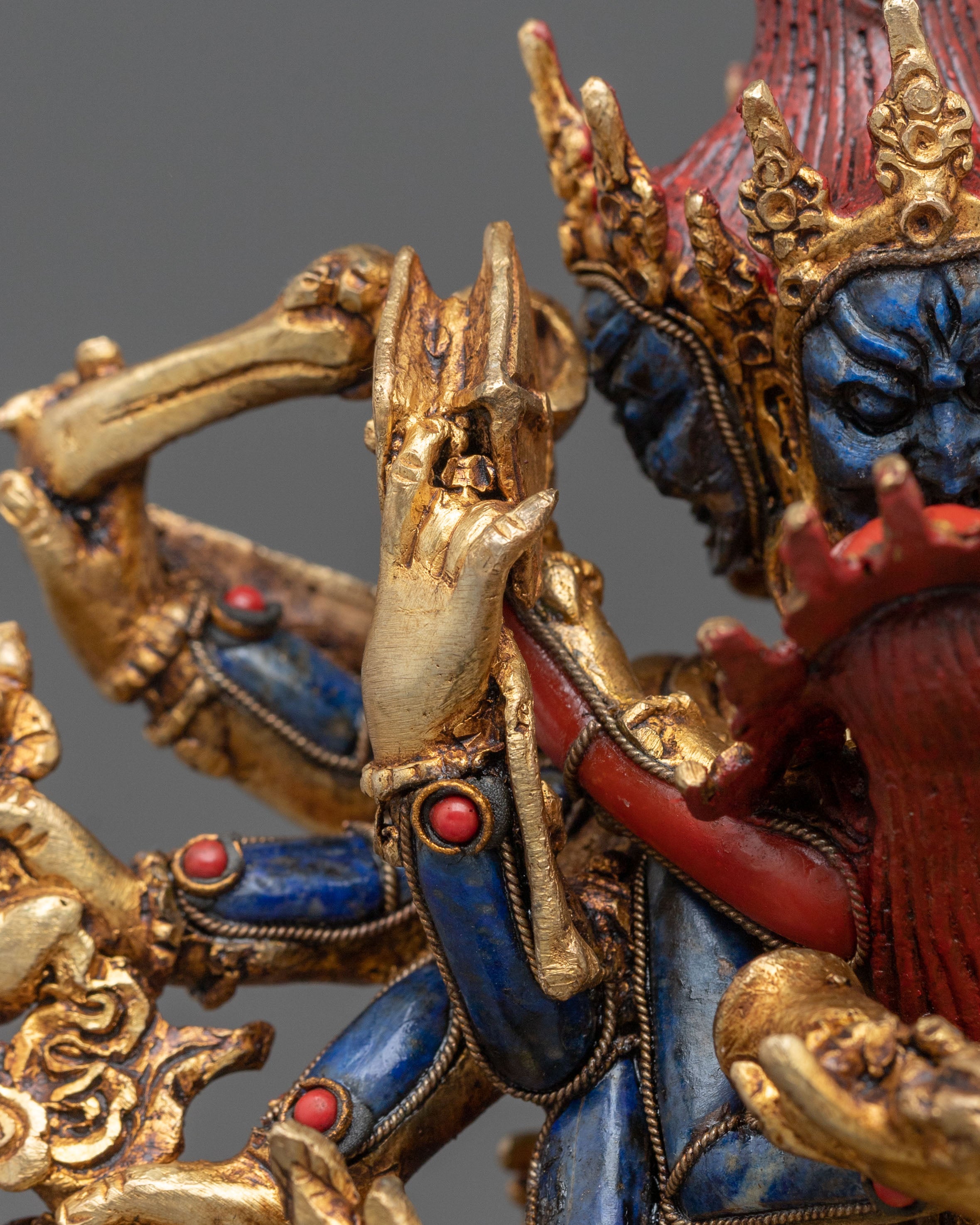 Chakrasamvara Spiritual Sculpture | Tantric Deity of Enlightened Union
