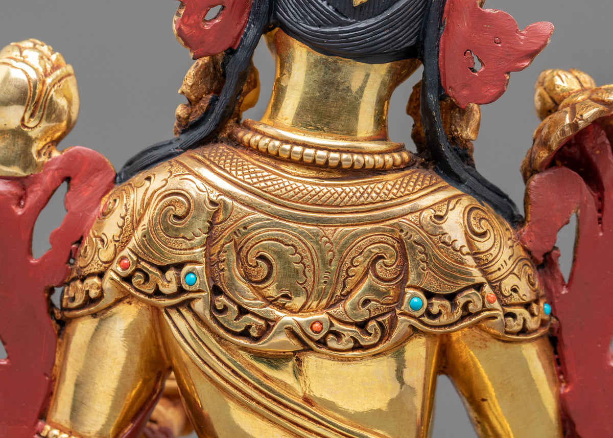Green Tara Sculpture | Sacred Goddess of Protection