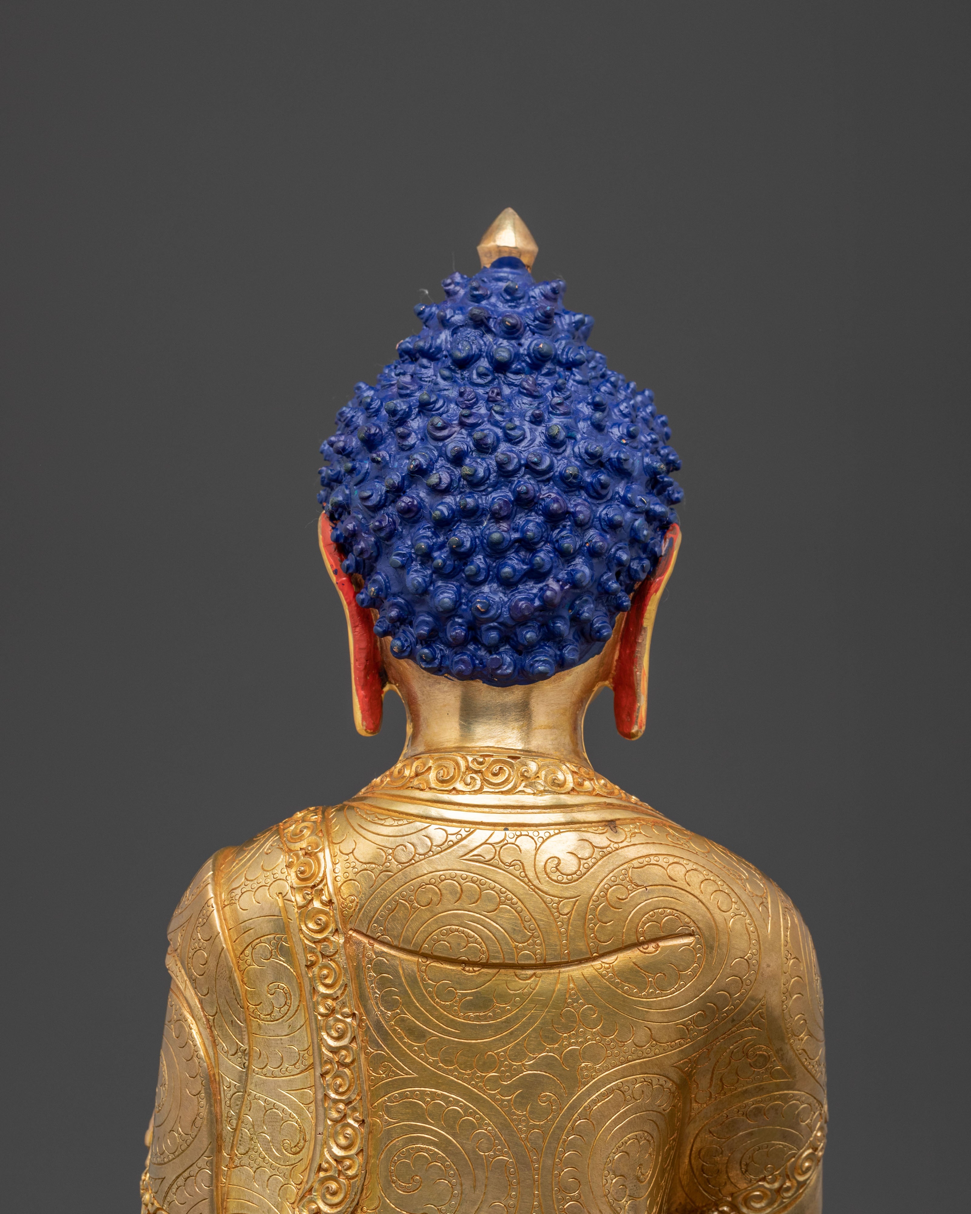 24K Gold Gilded Medicine Buddha Sacred Statue – Healing Radiance