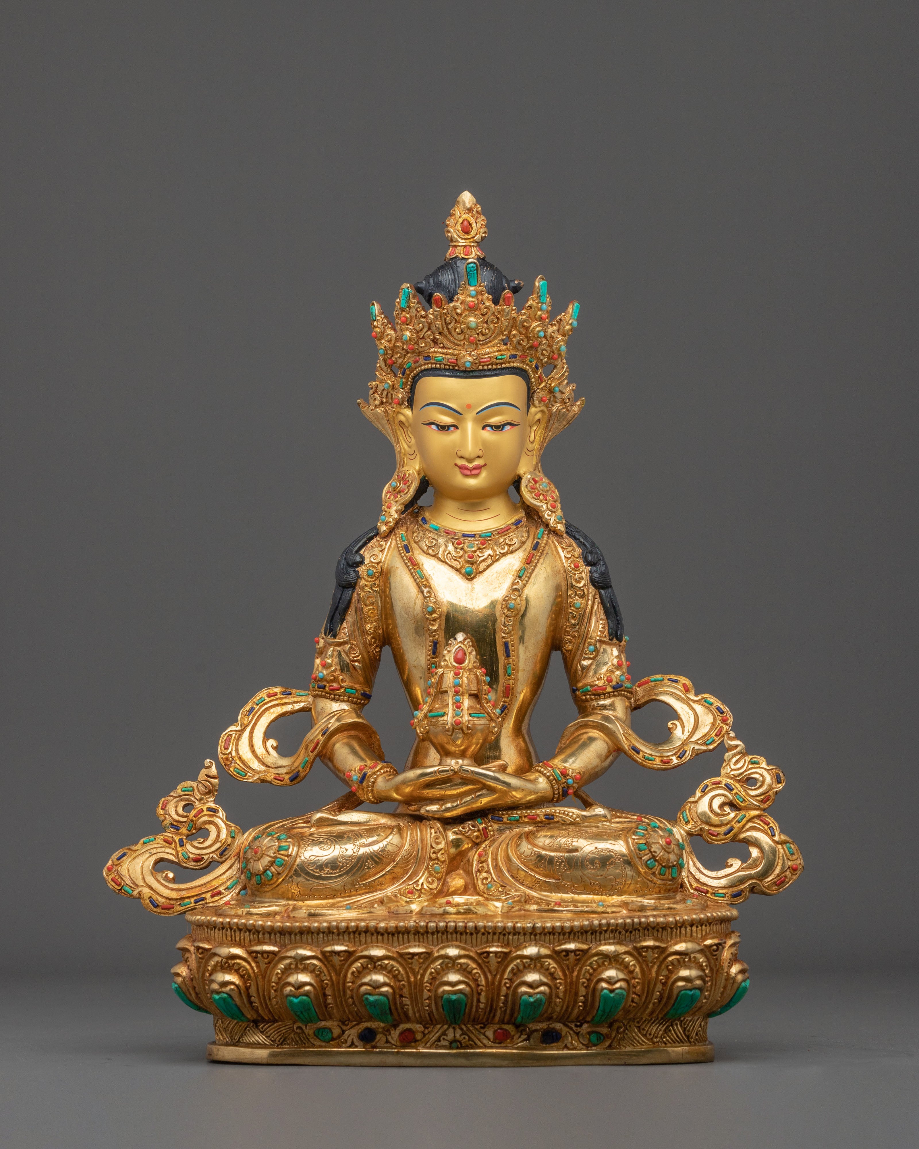 Amitayus Vajrayana Sacred Figure: Buddha of Longevity