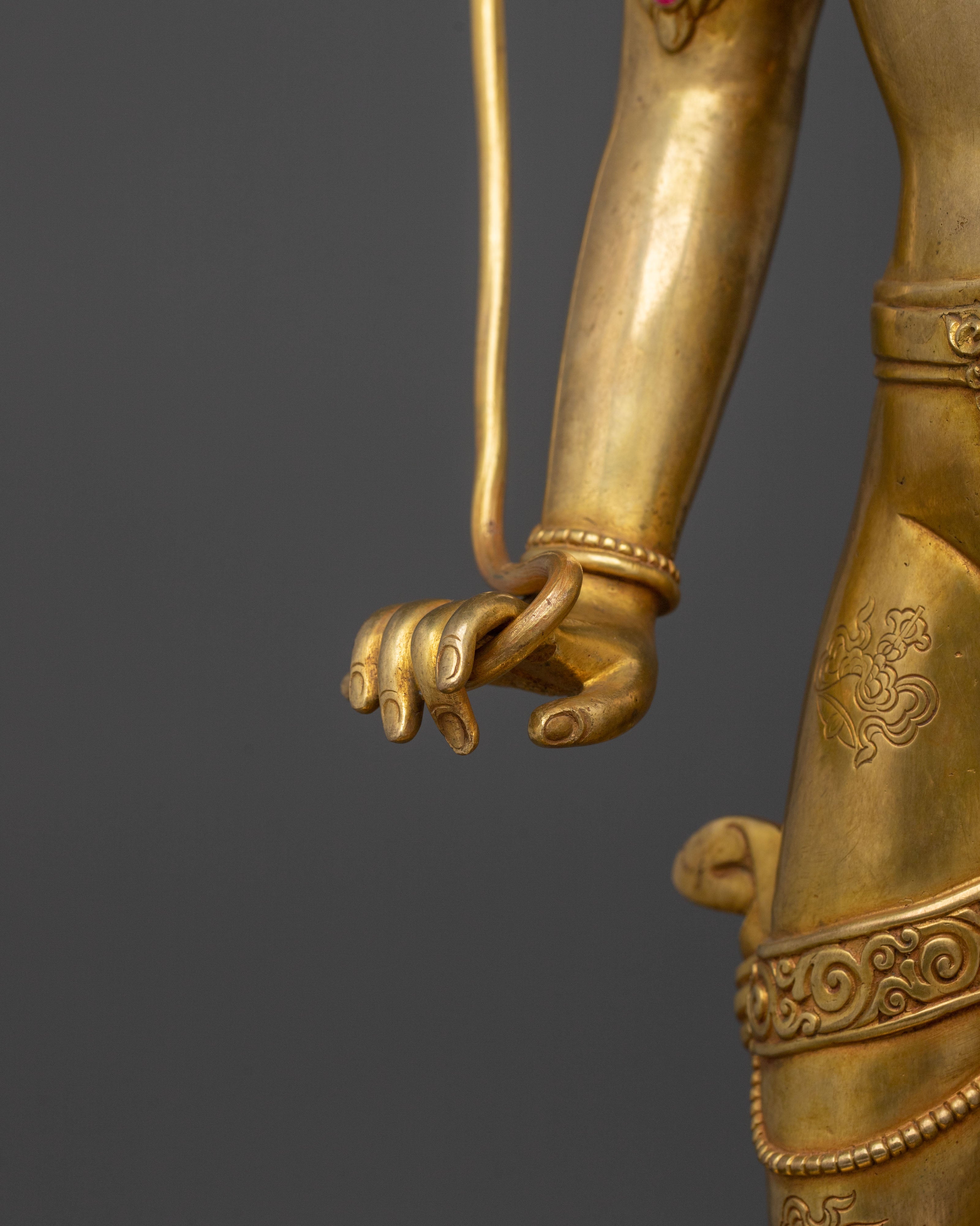 Standing Lokeshwor Shrine Statue | Altar Home Decor