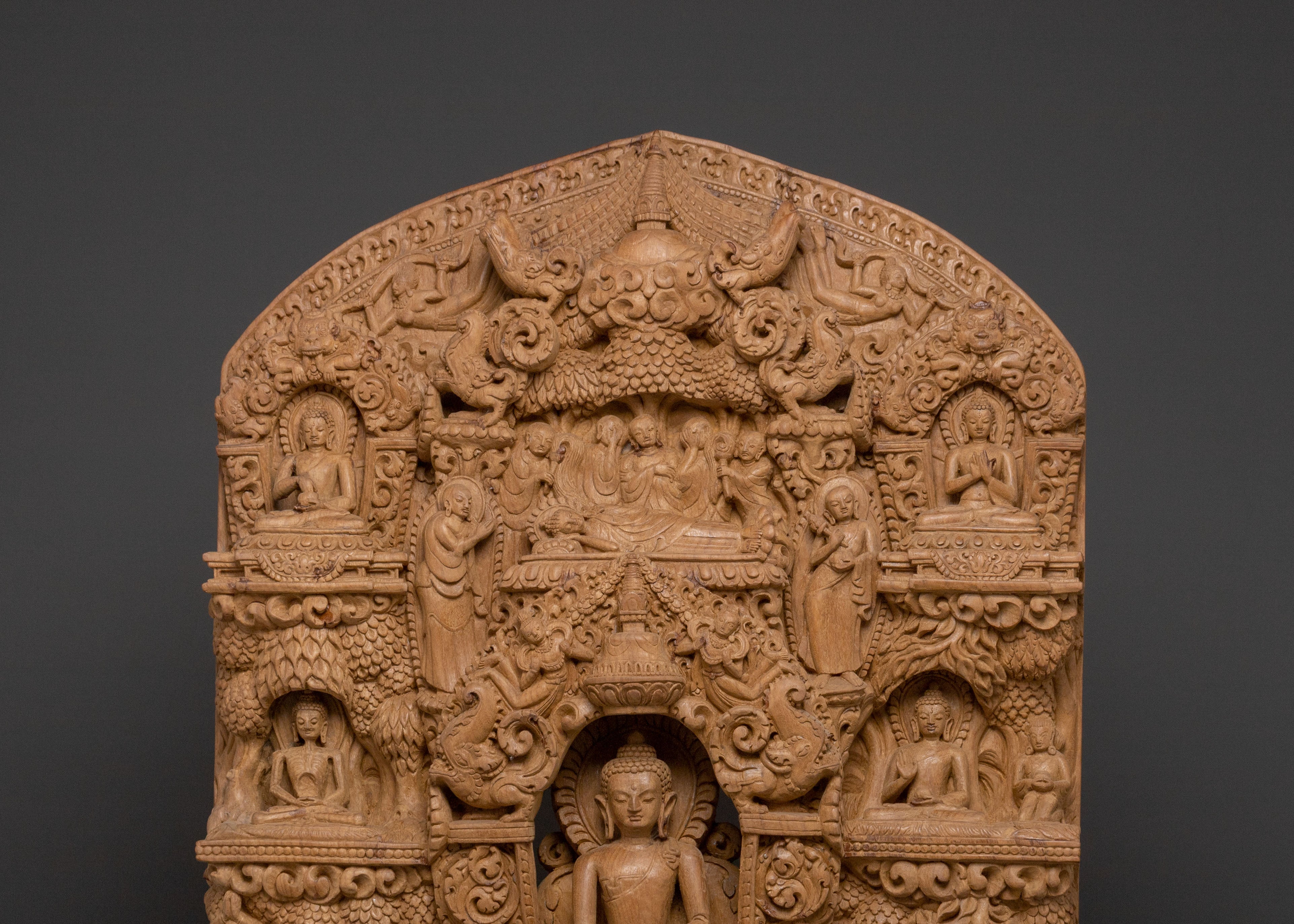 Shakyamuni Buddha Wooden Sculpture | Life of Buddha Carvings