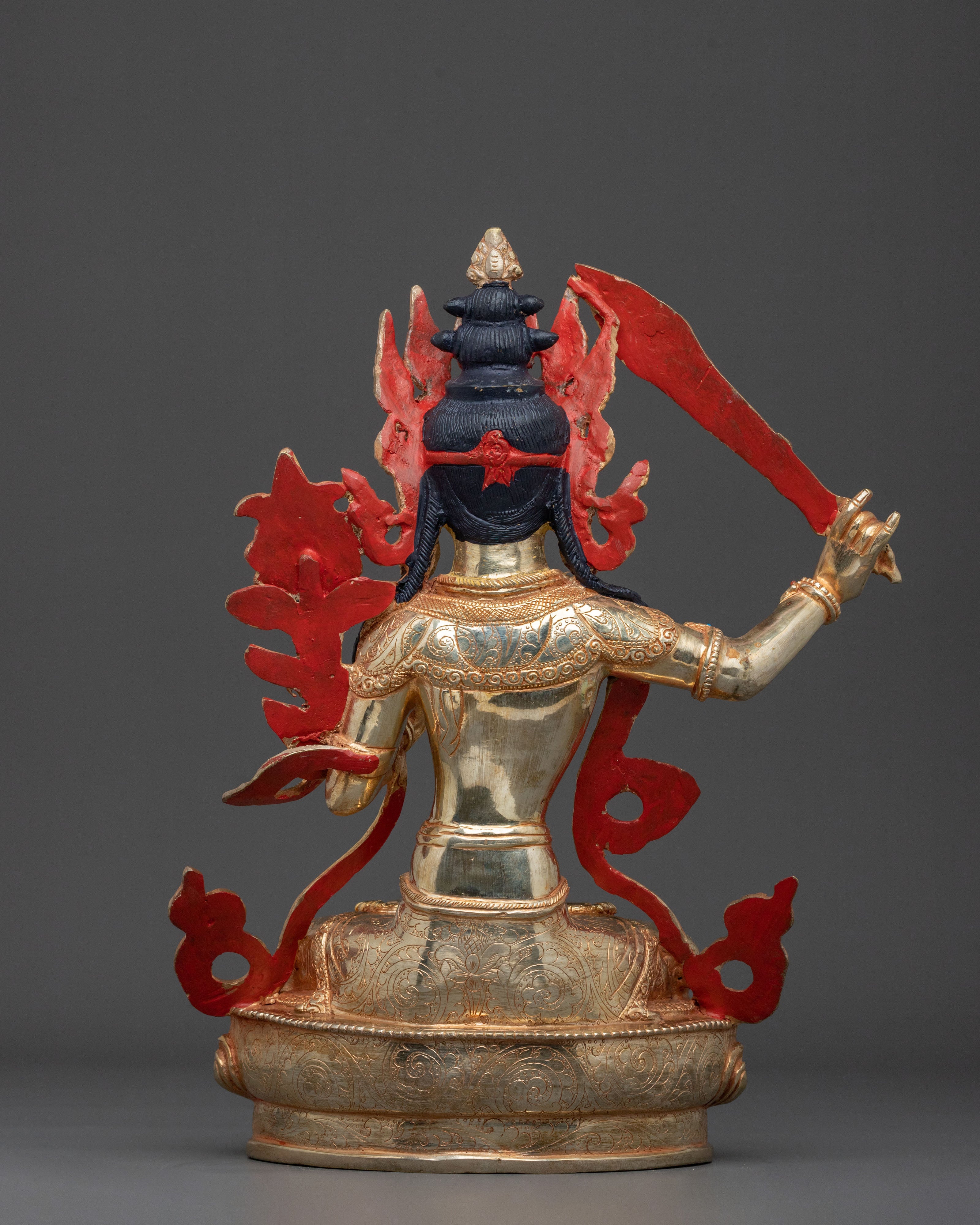 Manjushri Sacred Figurine | Altar Home Decor