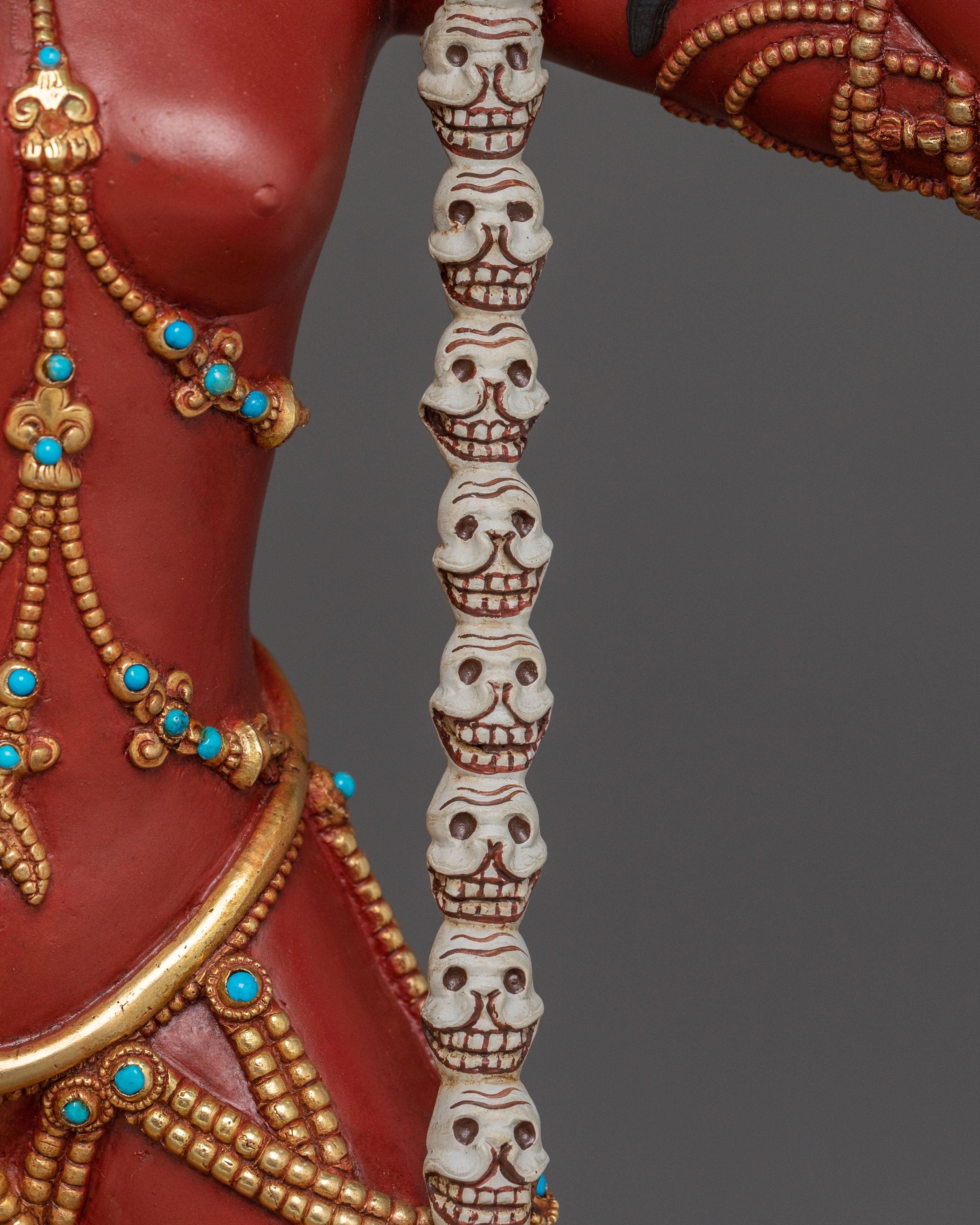 Handcrafted Wrathful Vajrayogini Statue | Tibetan Buddhist Dakini Sculpture