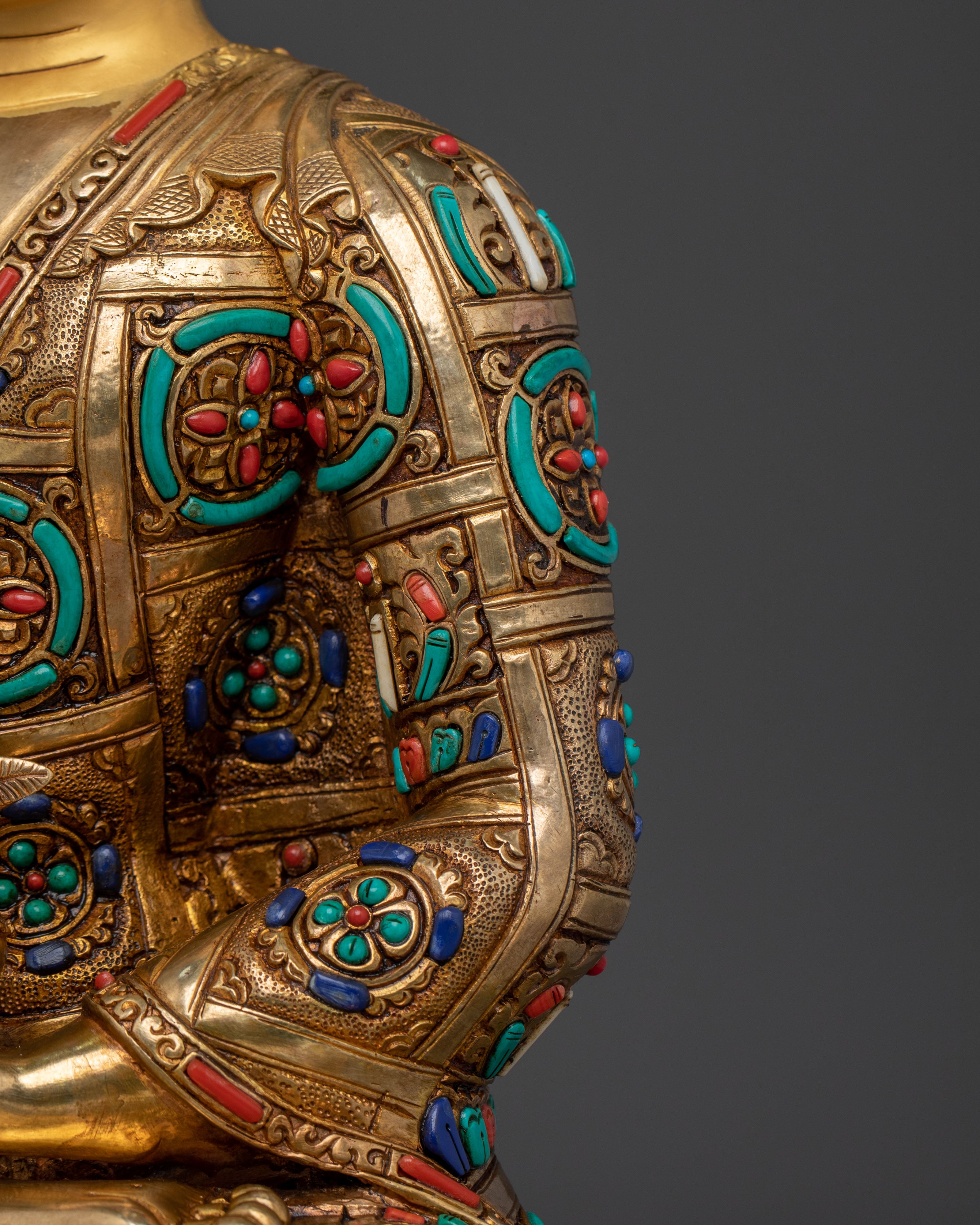Medicine Buddha Sculpture | Radiant Spiritual Healer