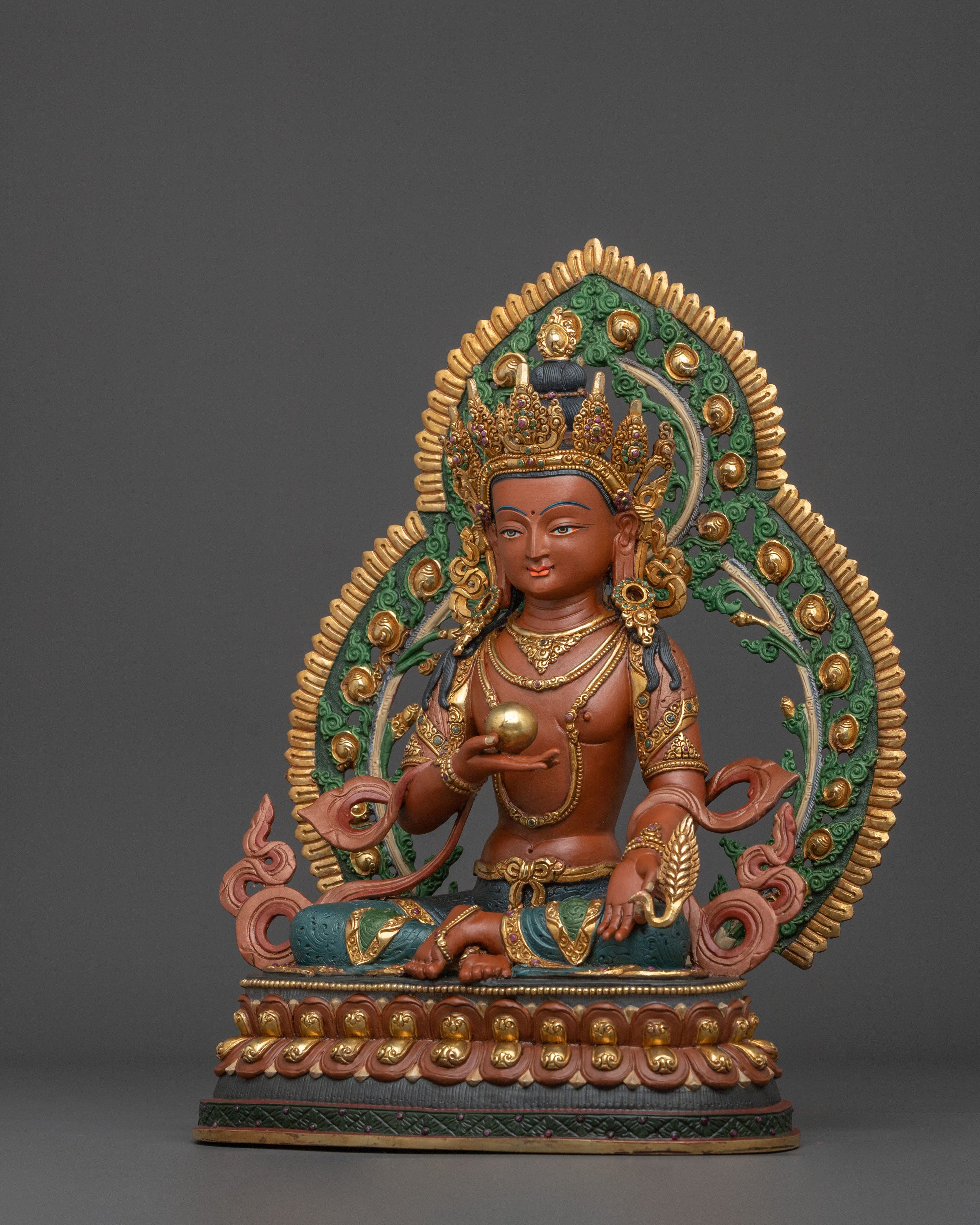 Kshitigarbha Buddhist Sculpture | Meditation Altar Decor