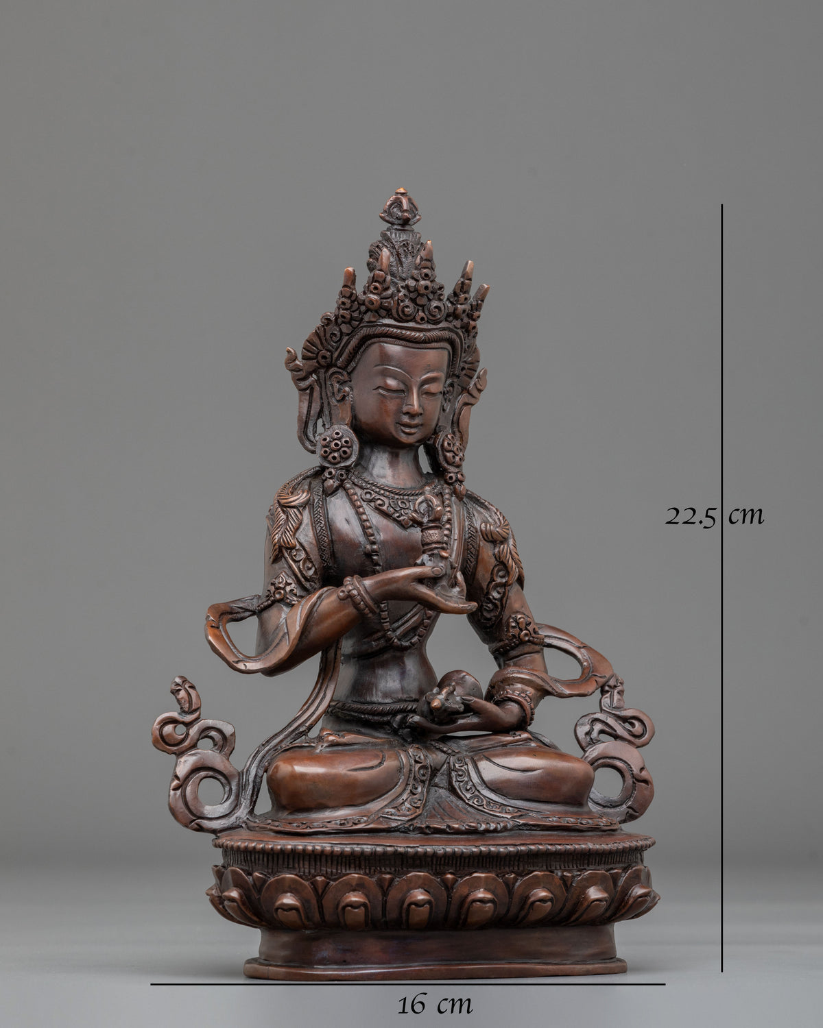 Handmade Vajrasattva Oxidized Sculpture | Tibetan Deity