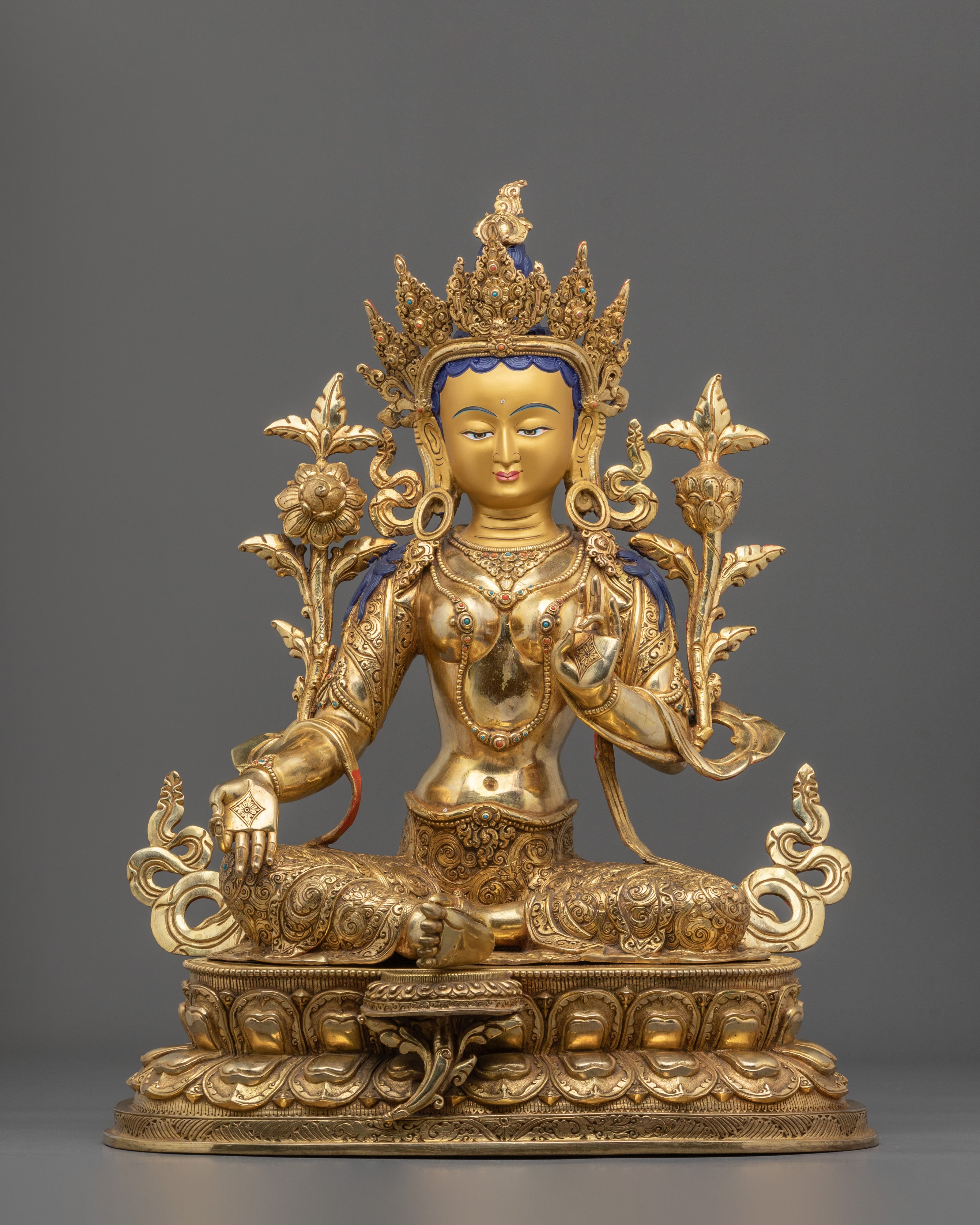 Green Tara Statue