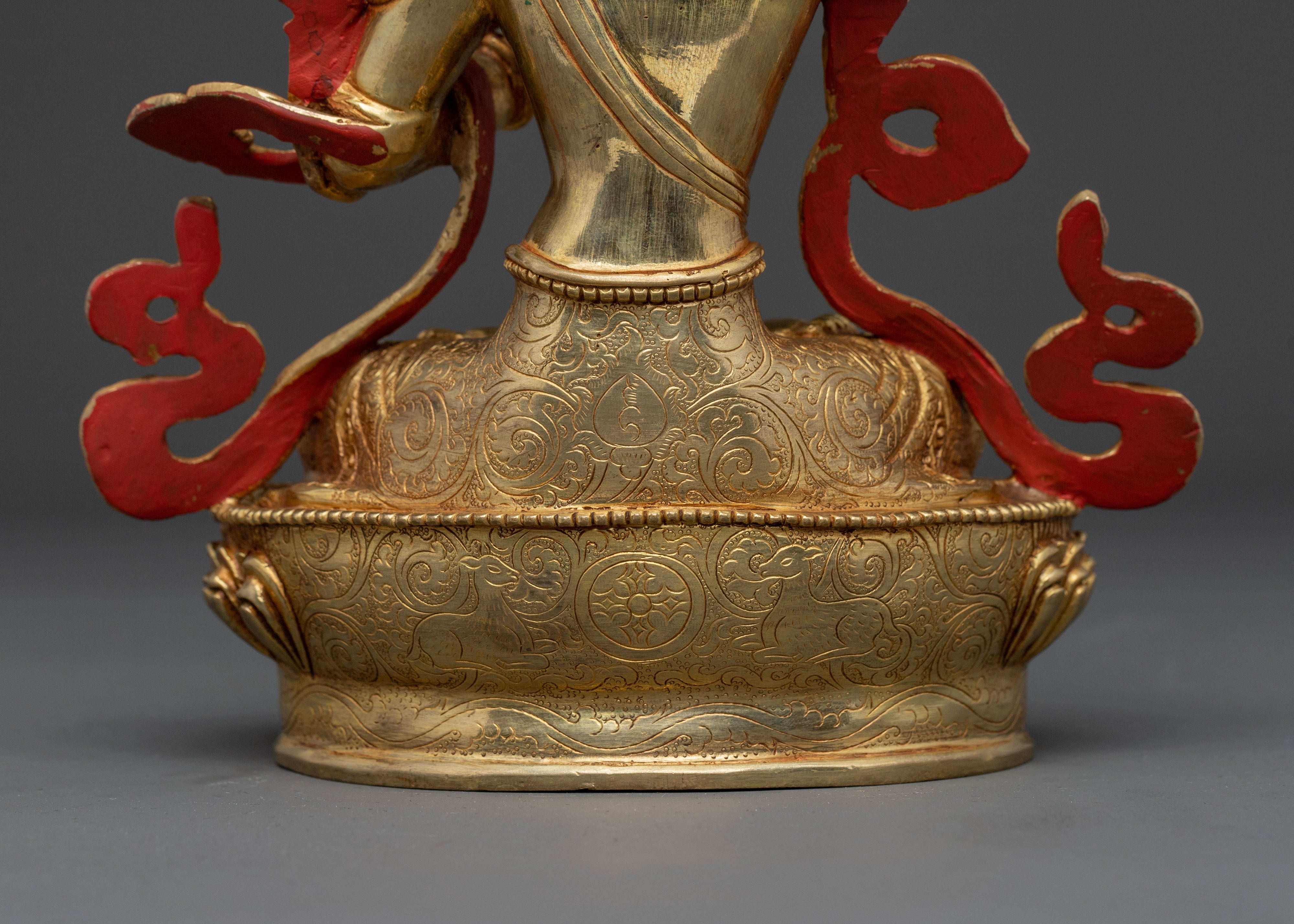 Manjushri Sacred Statue | Tibetan Buddhist Figurine