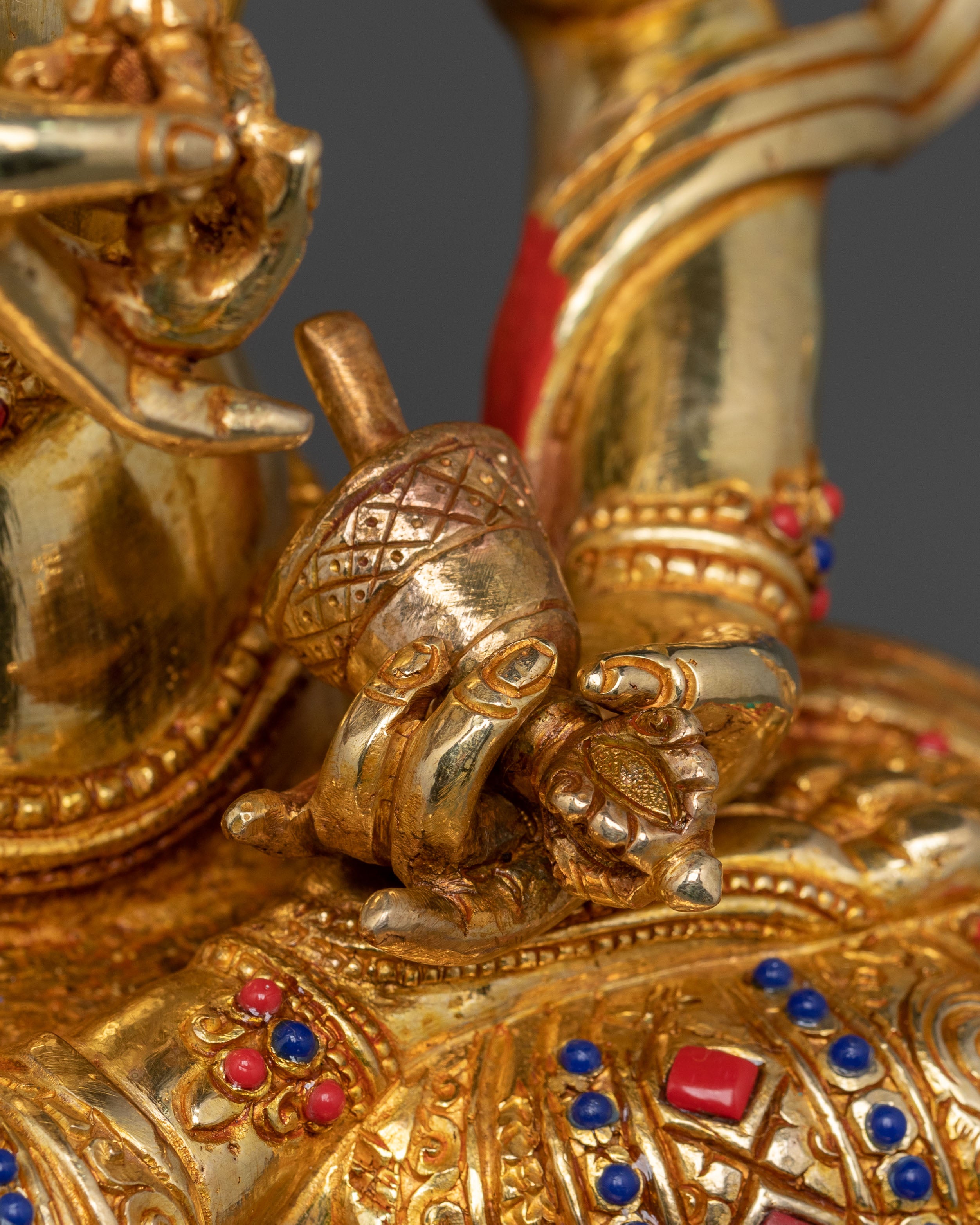 Vajrasattva 24k Gold Gilded Spiritual Form