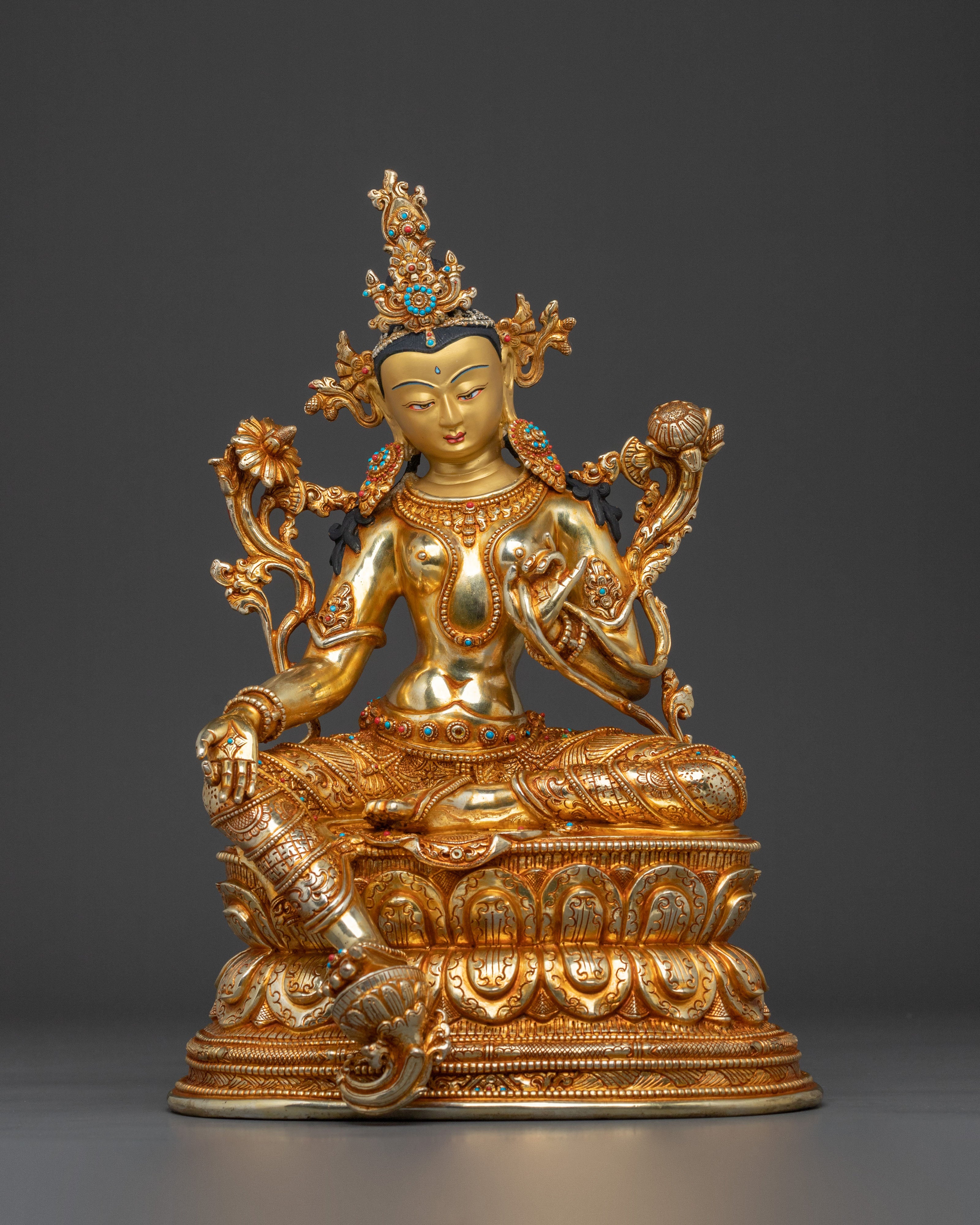 Green Tara Statue 