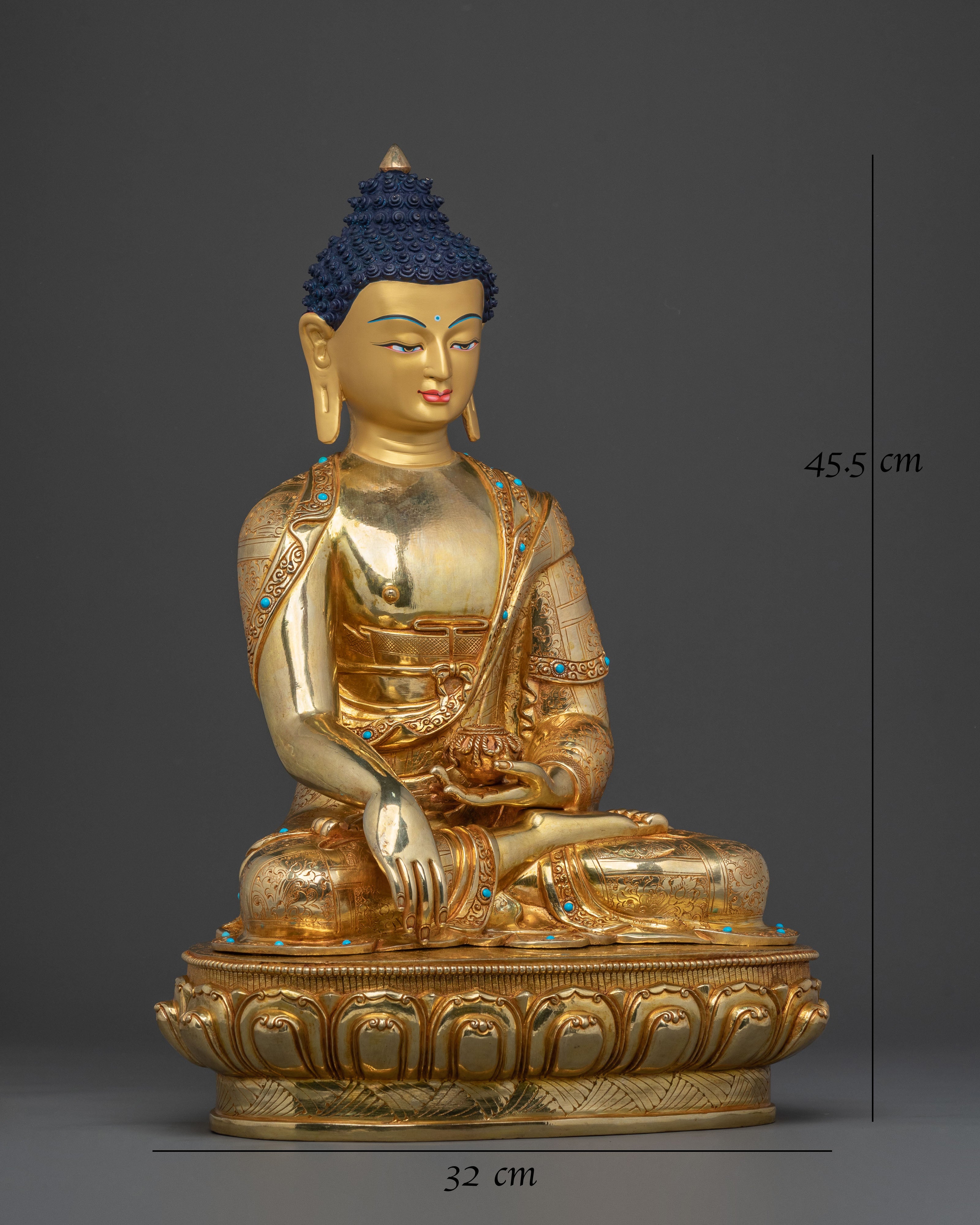 Golden Figurine of Shakyamuni Buddha