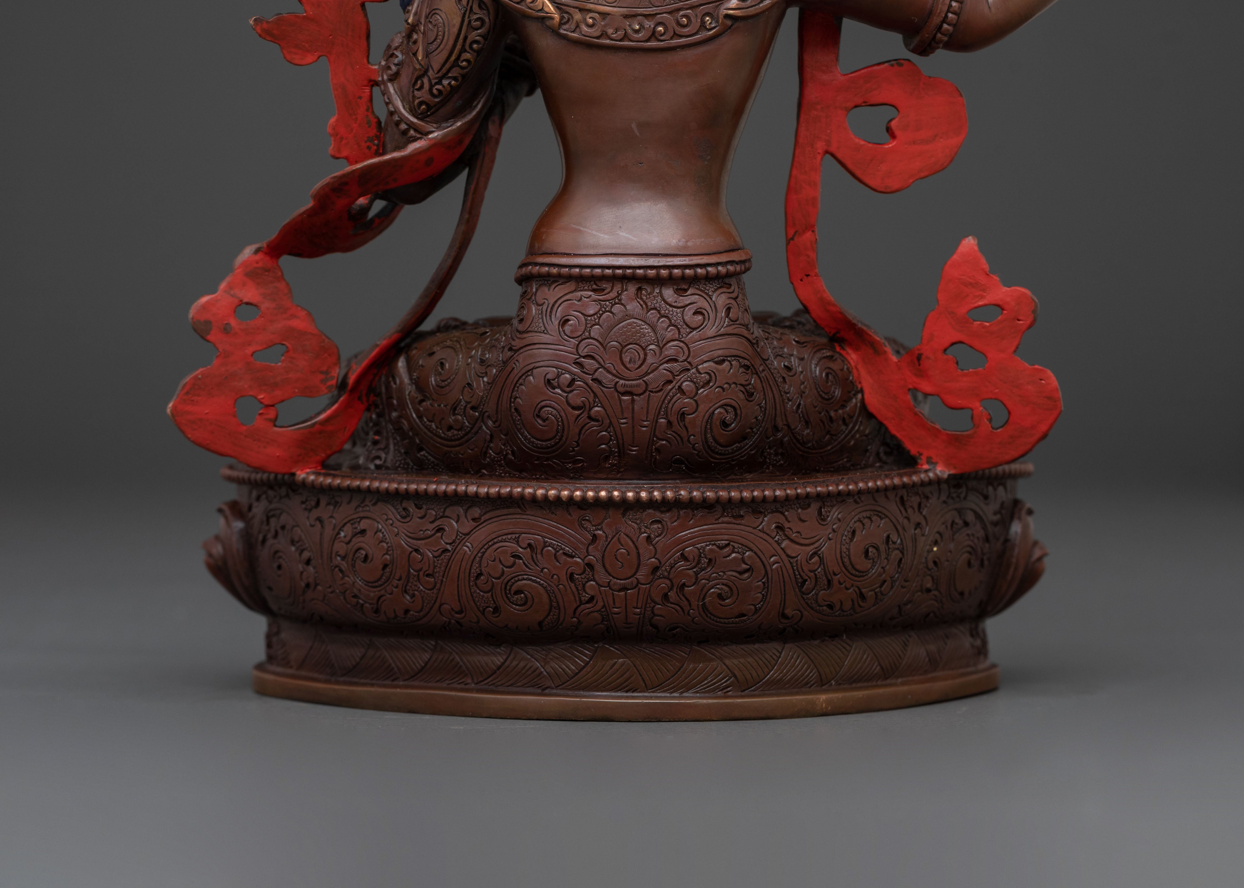 Bodhisattva Manjushri Statue of Ultimate Wisdom | Sacred Buddhist Altar Sculpture