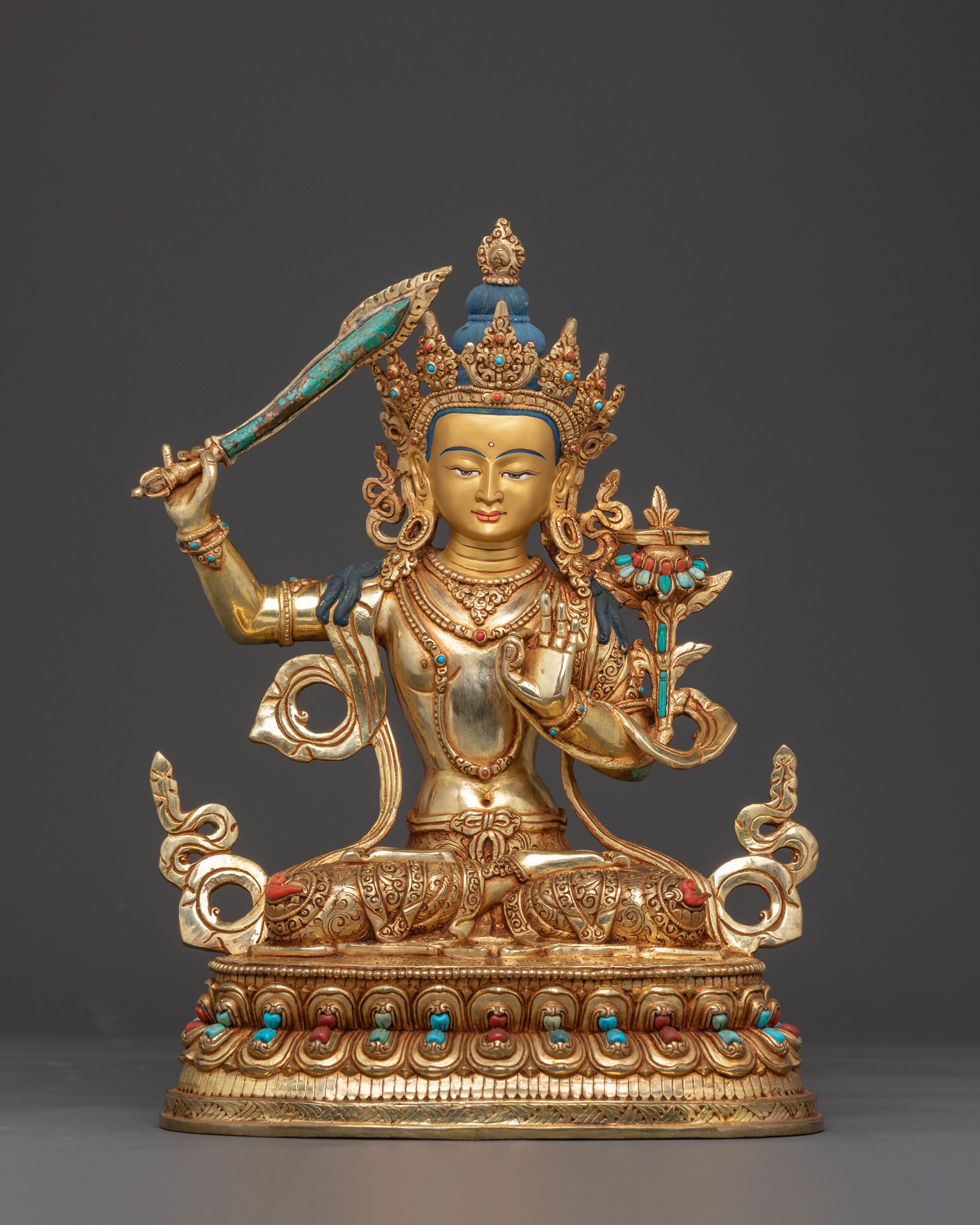 Manjushri Spiritual Statue – Radiant Wisdom Art