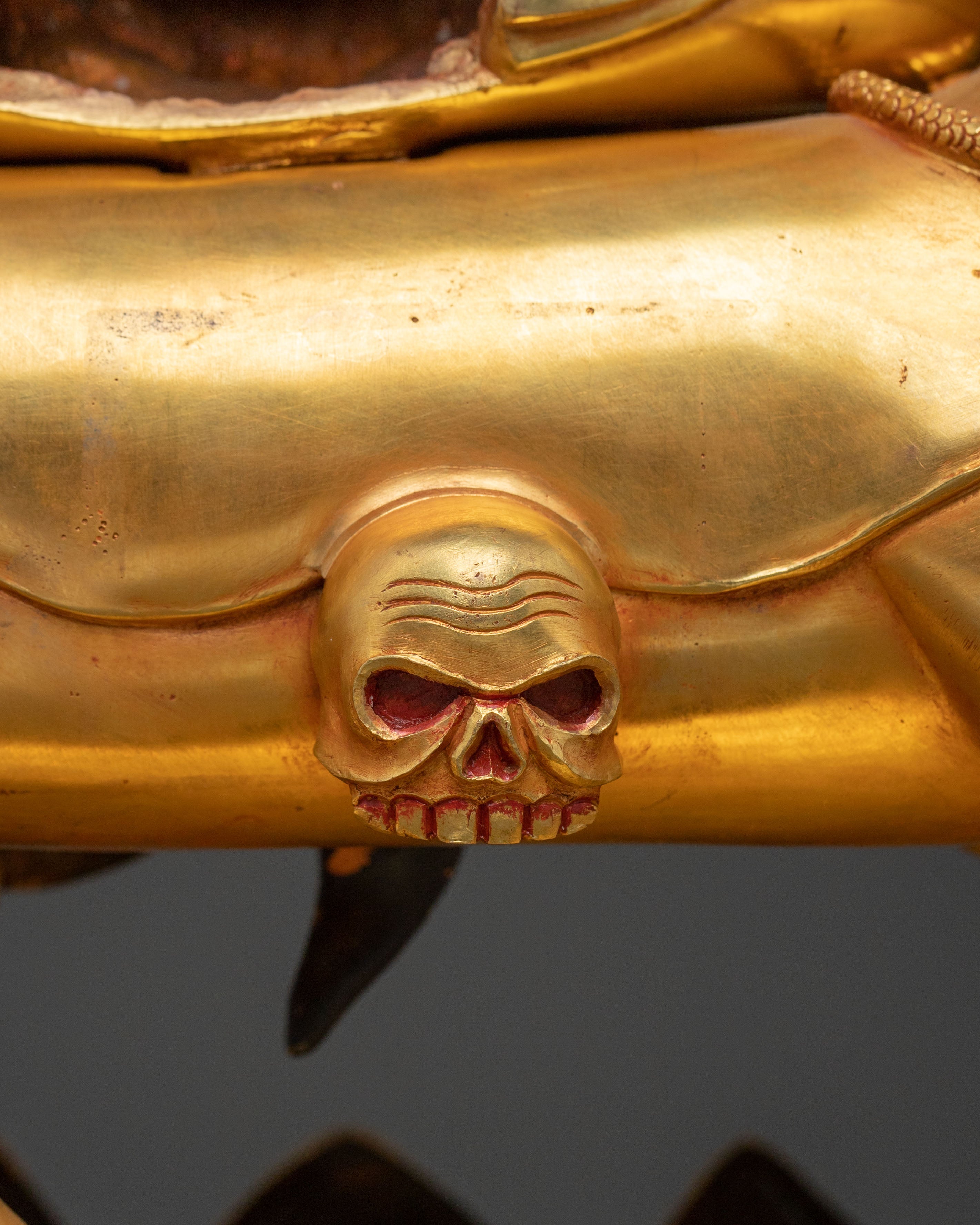 Palden Lhamo Golden Statue | Fierce Protector