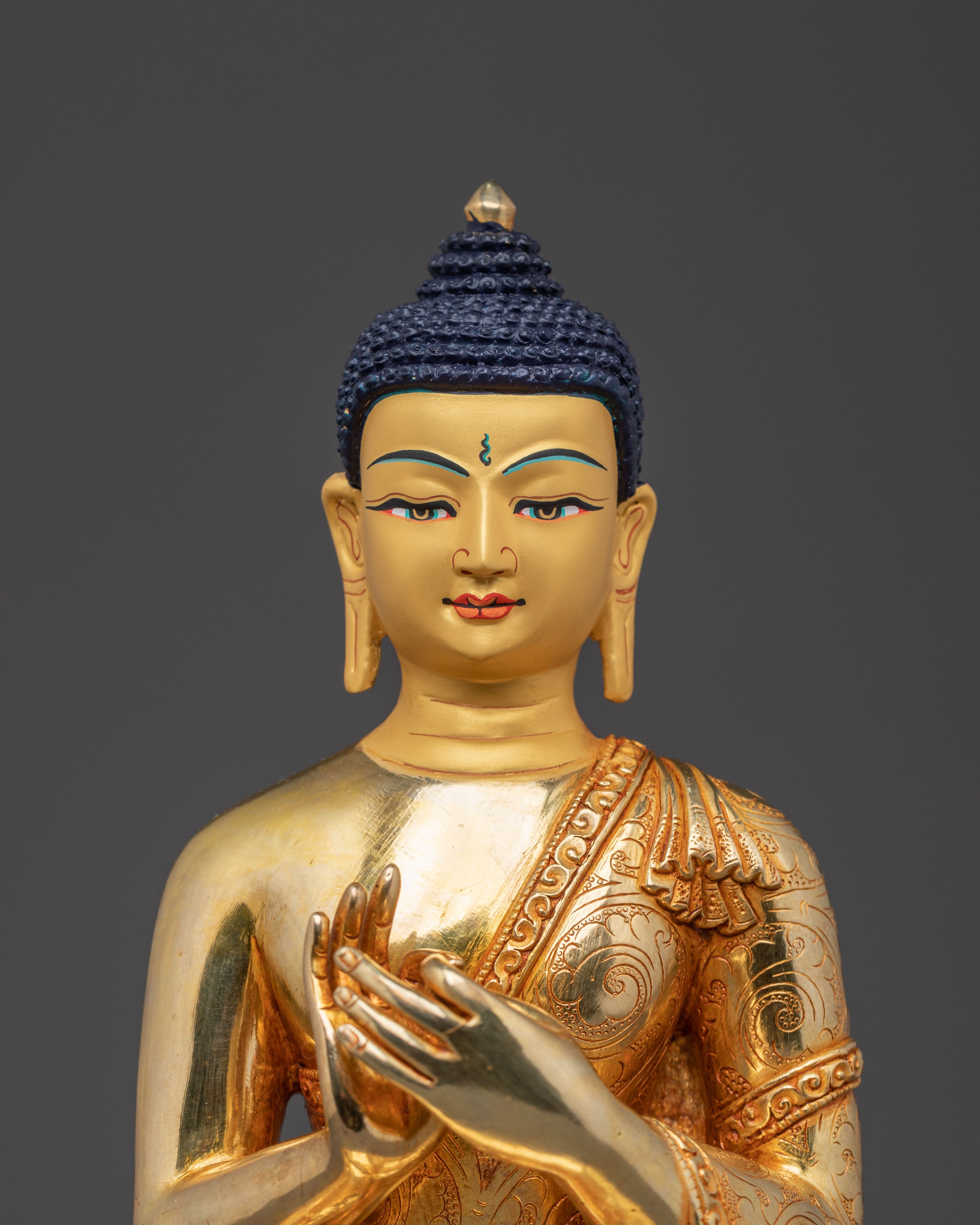 Five Dhyani Buddha Divine Statue Set | Altar Decor