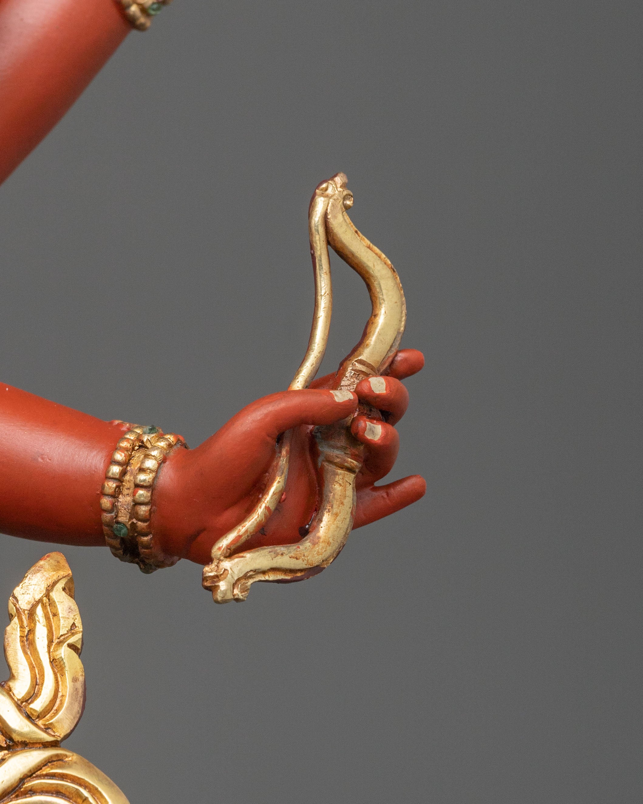 Maha Manjushri Copper Statue | Meditation Altar Decor