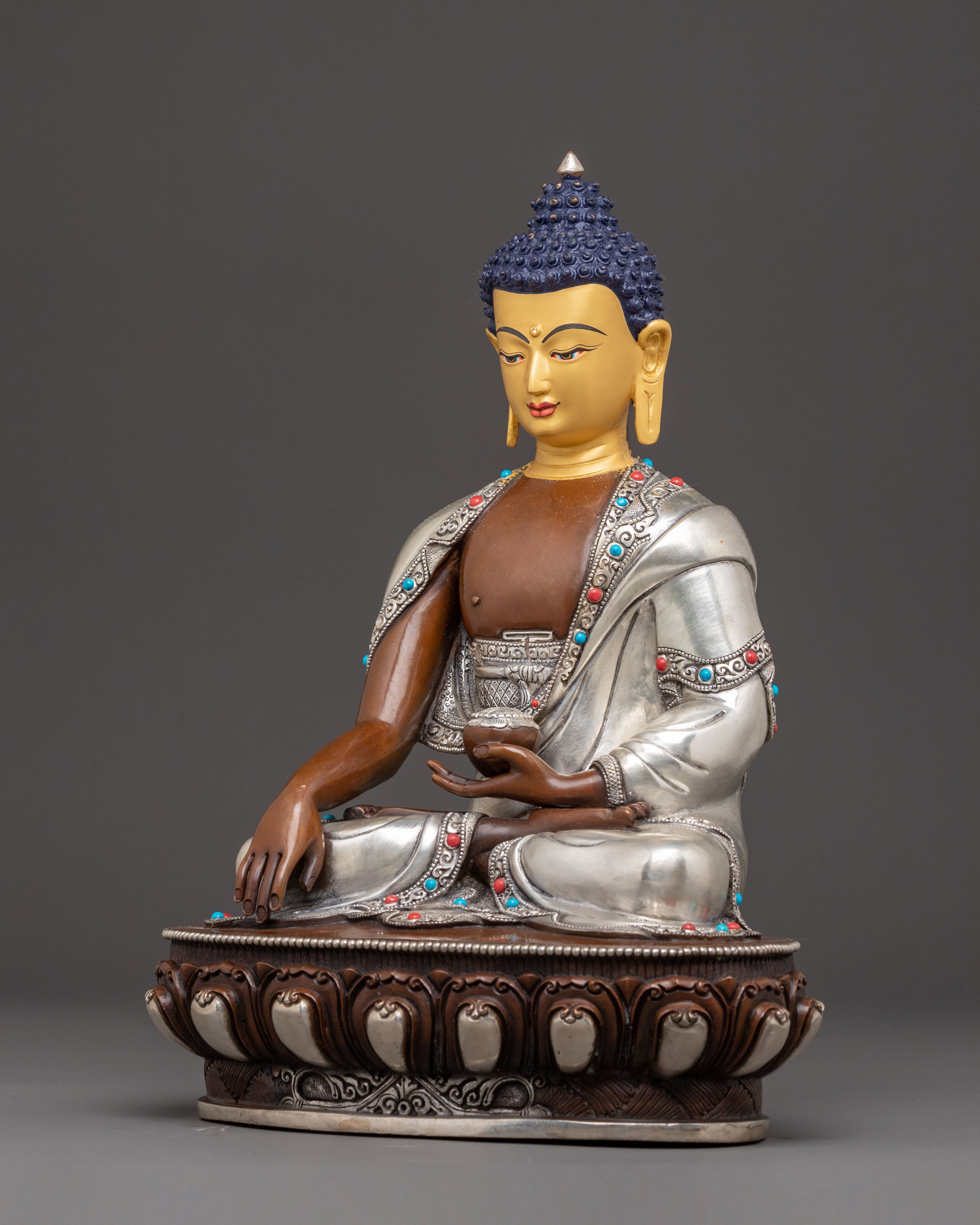 Handmade Radiant Artwork of Buddha Shakyamuni | Historical Gautama Buddha