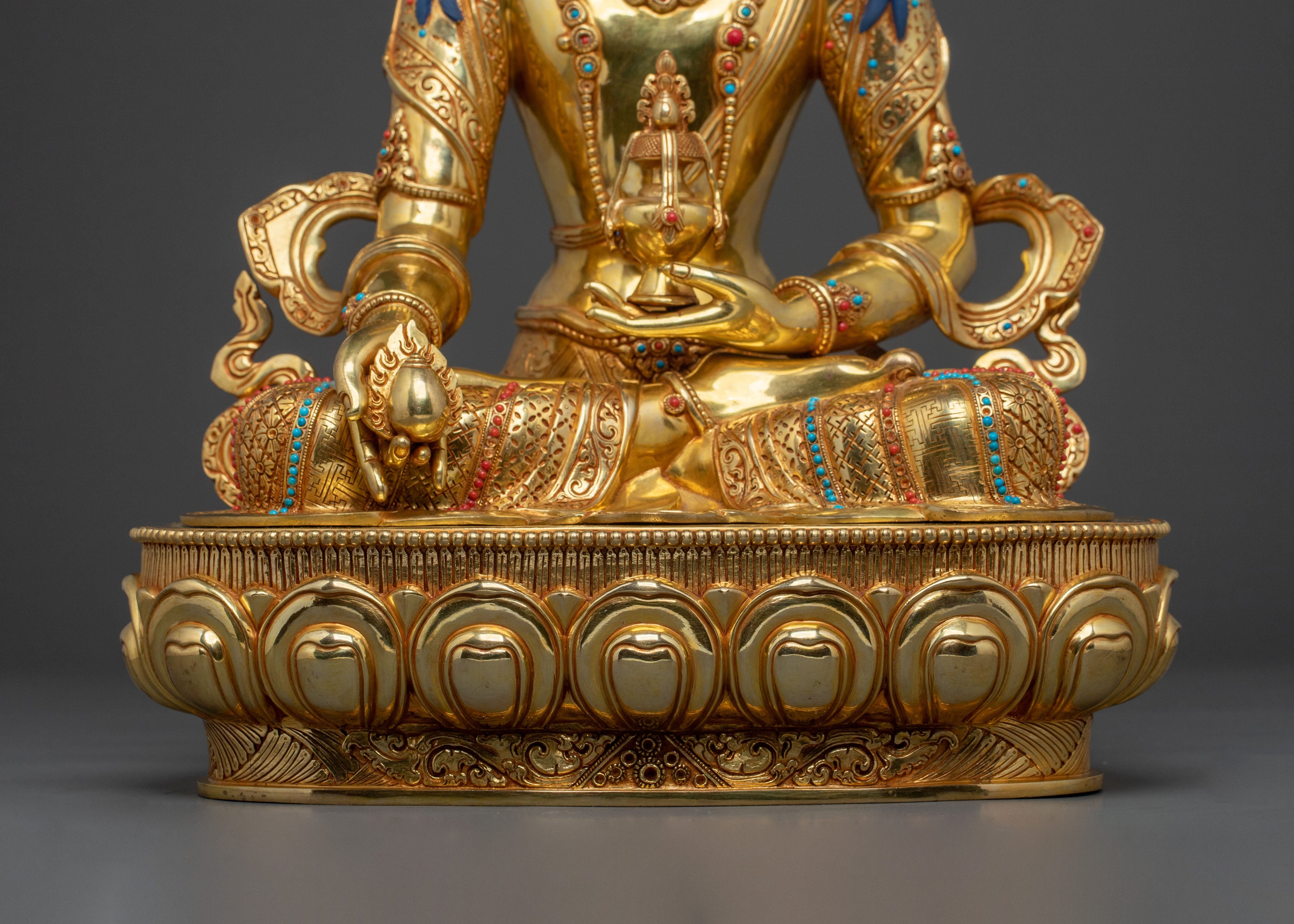 Kshitigarbha Sculpture | Tibetan Bodhisattva Figurine