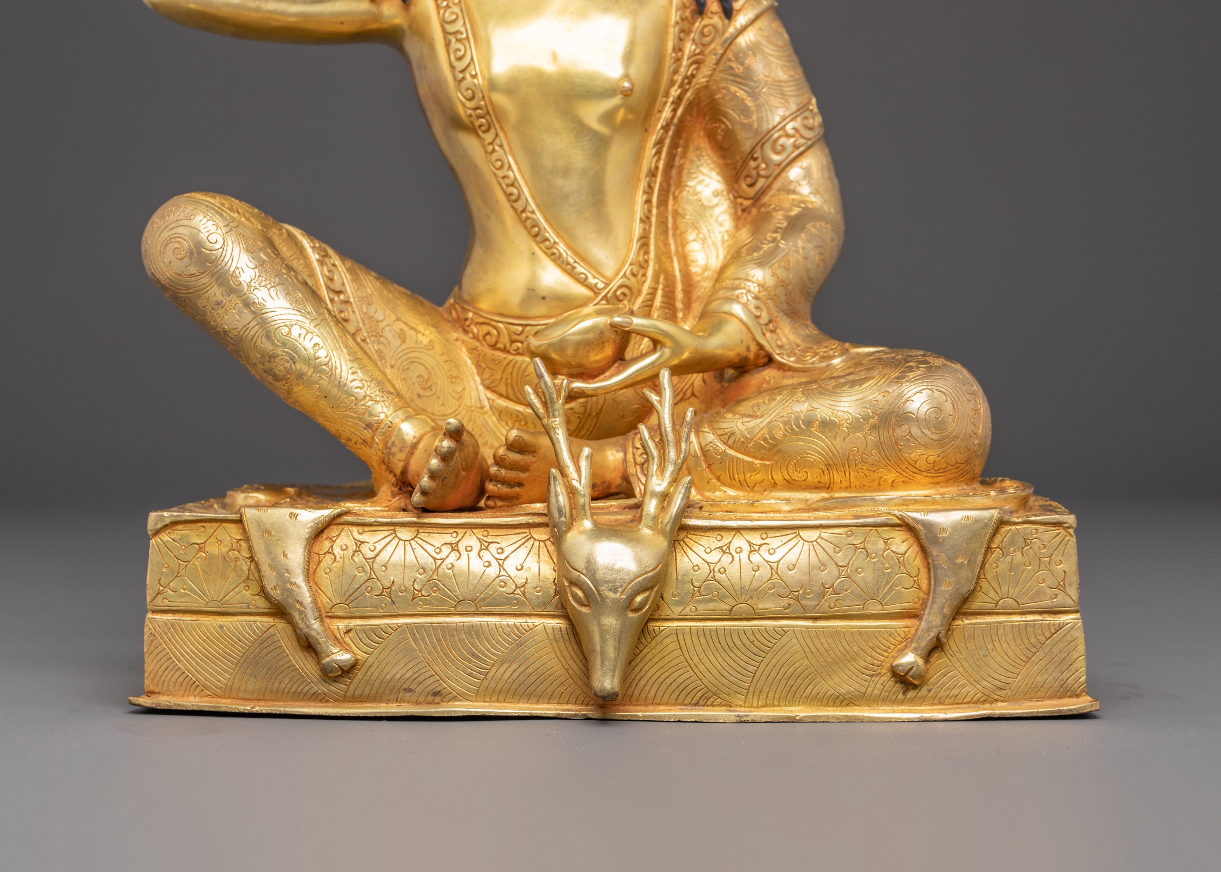 Milarepa Statue: Revered Kagyu Master