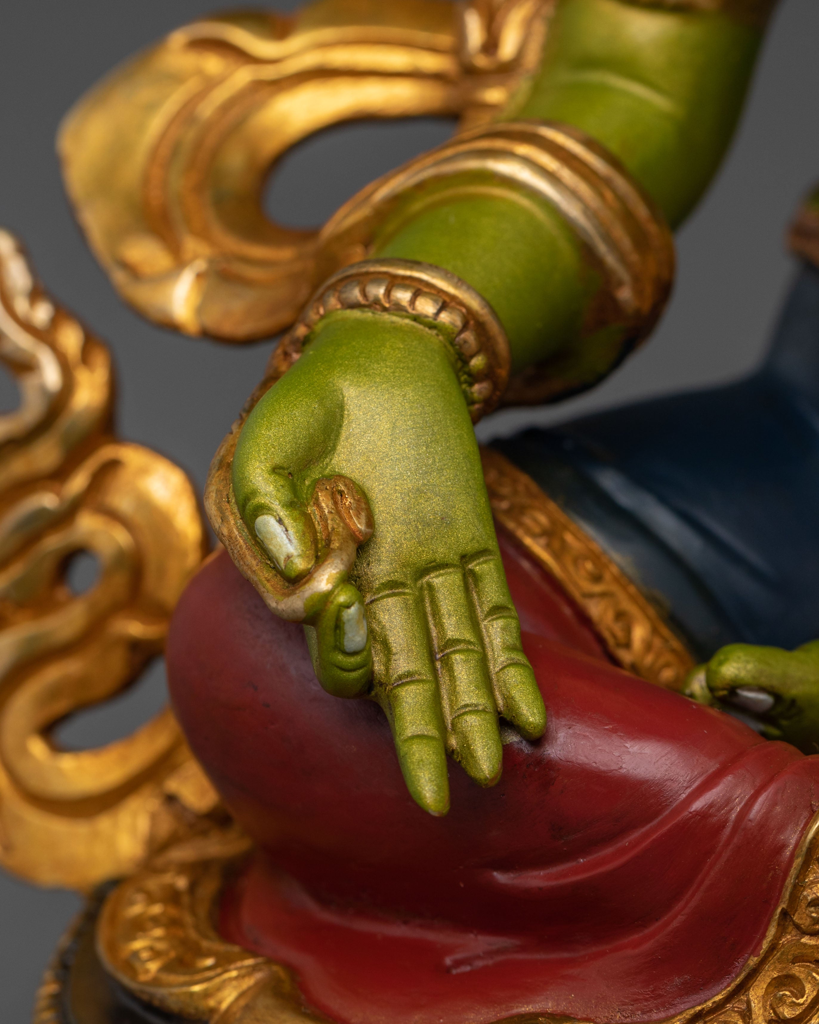 Protector Goddess: Green Tara Sculpture