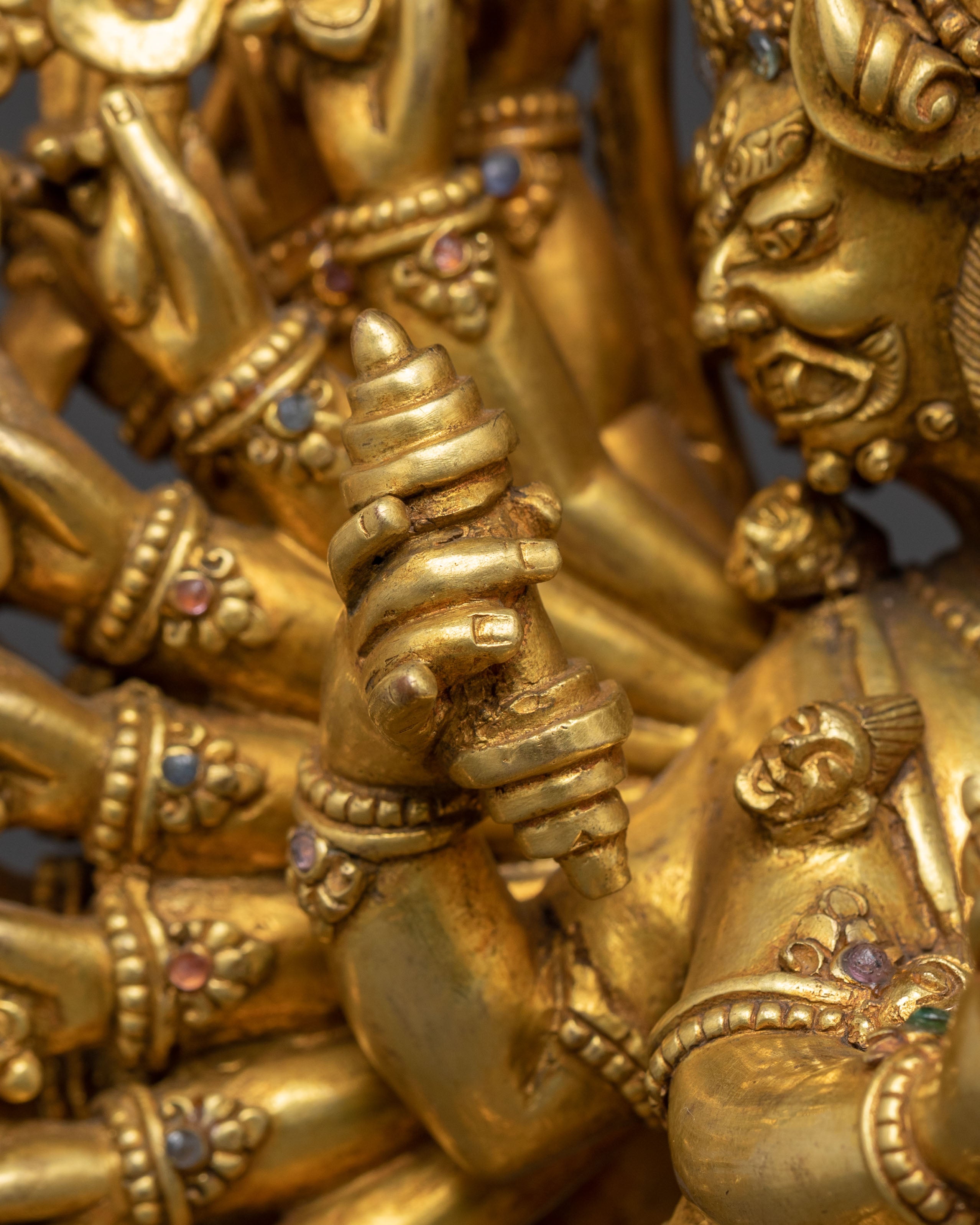 Handcrafted Protection Statue of Yamantaka | Fierce Protector