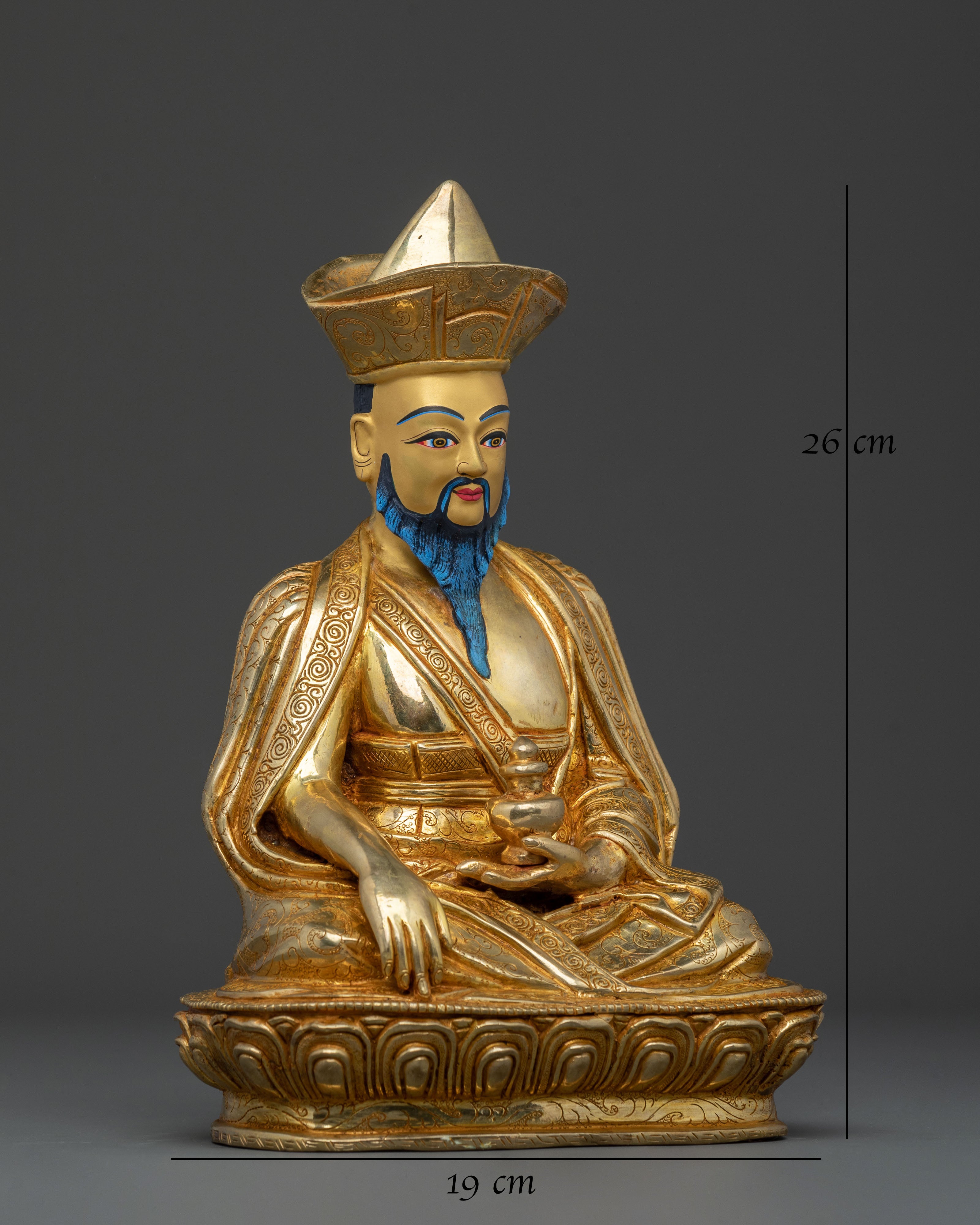 Guru Shapdum Sacred Statue | Spiritual Decor