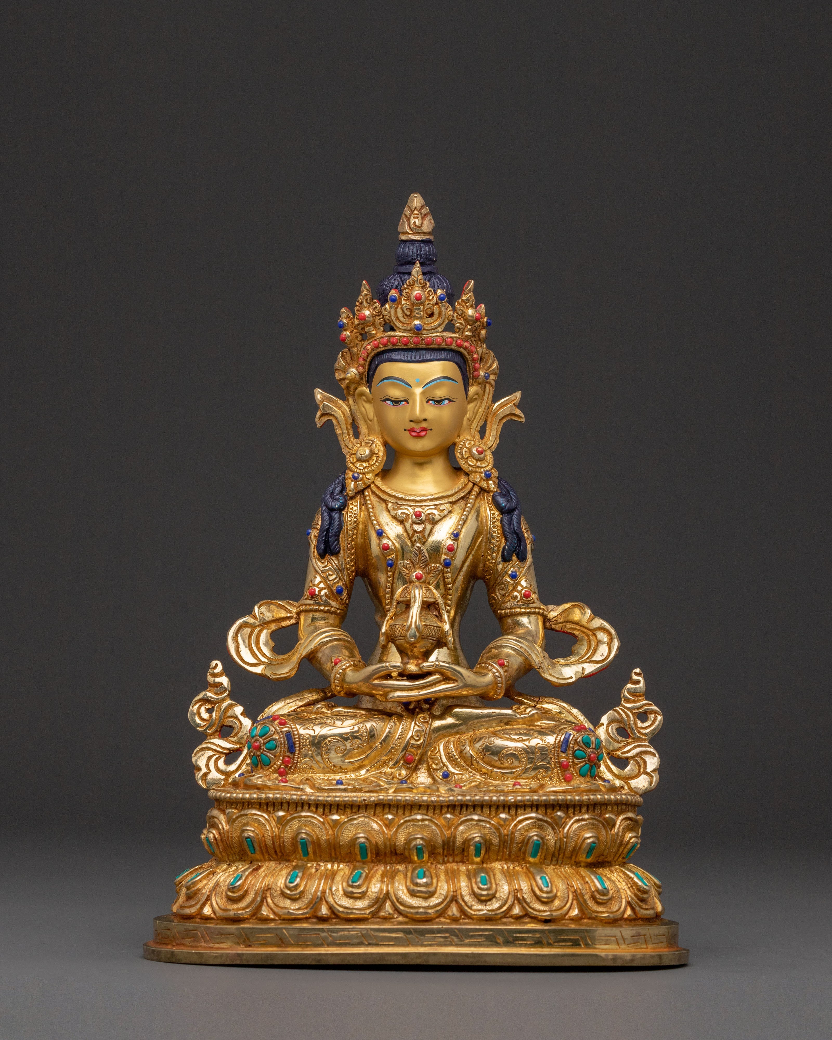 Amitayus Statue Buddha of Longevity | Serene Spiritual Art
