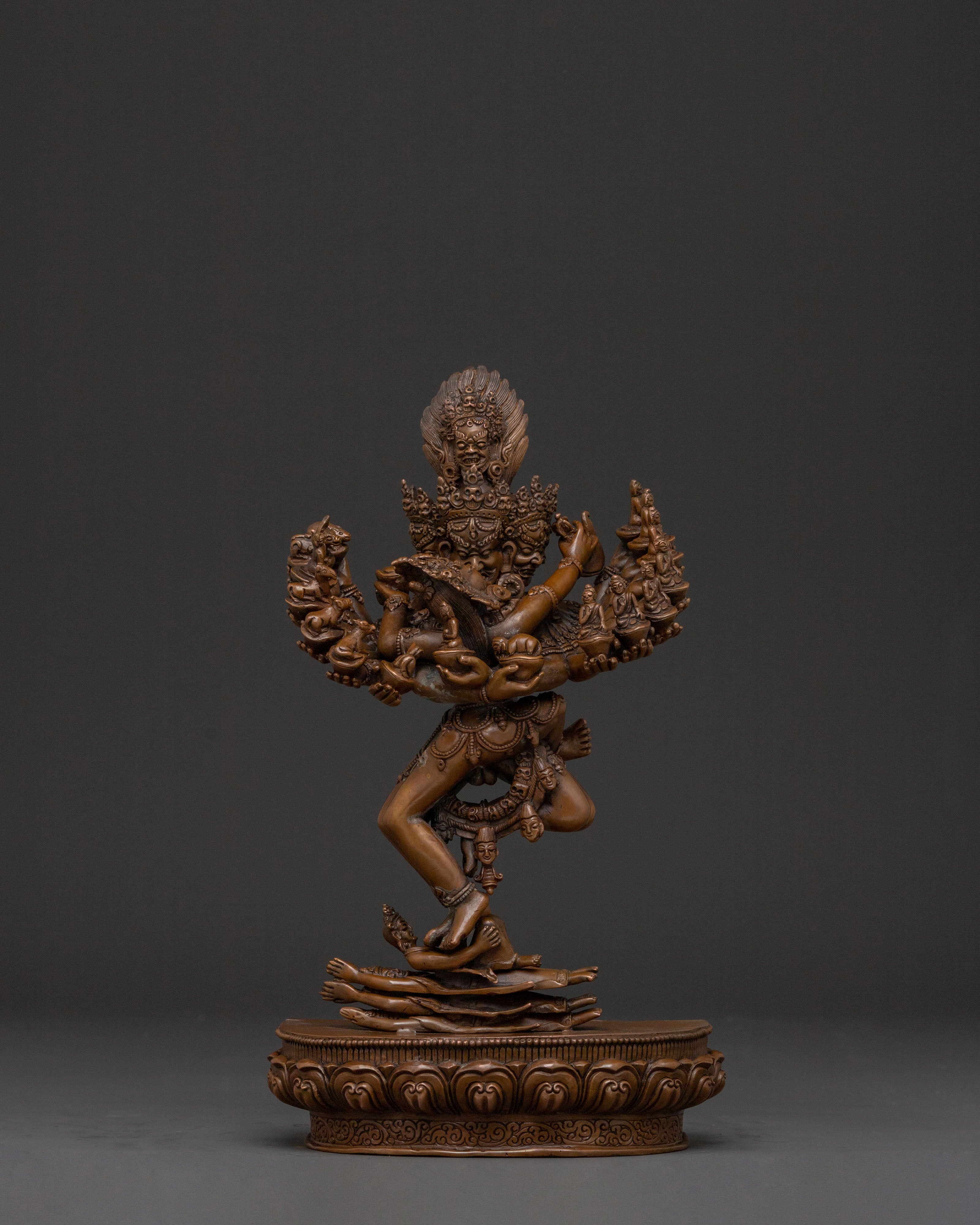 Hevajra Tantric Deity Statue | Fierce Protector of Vajrayana Wisdom