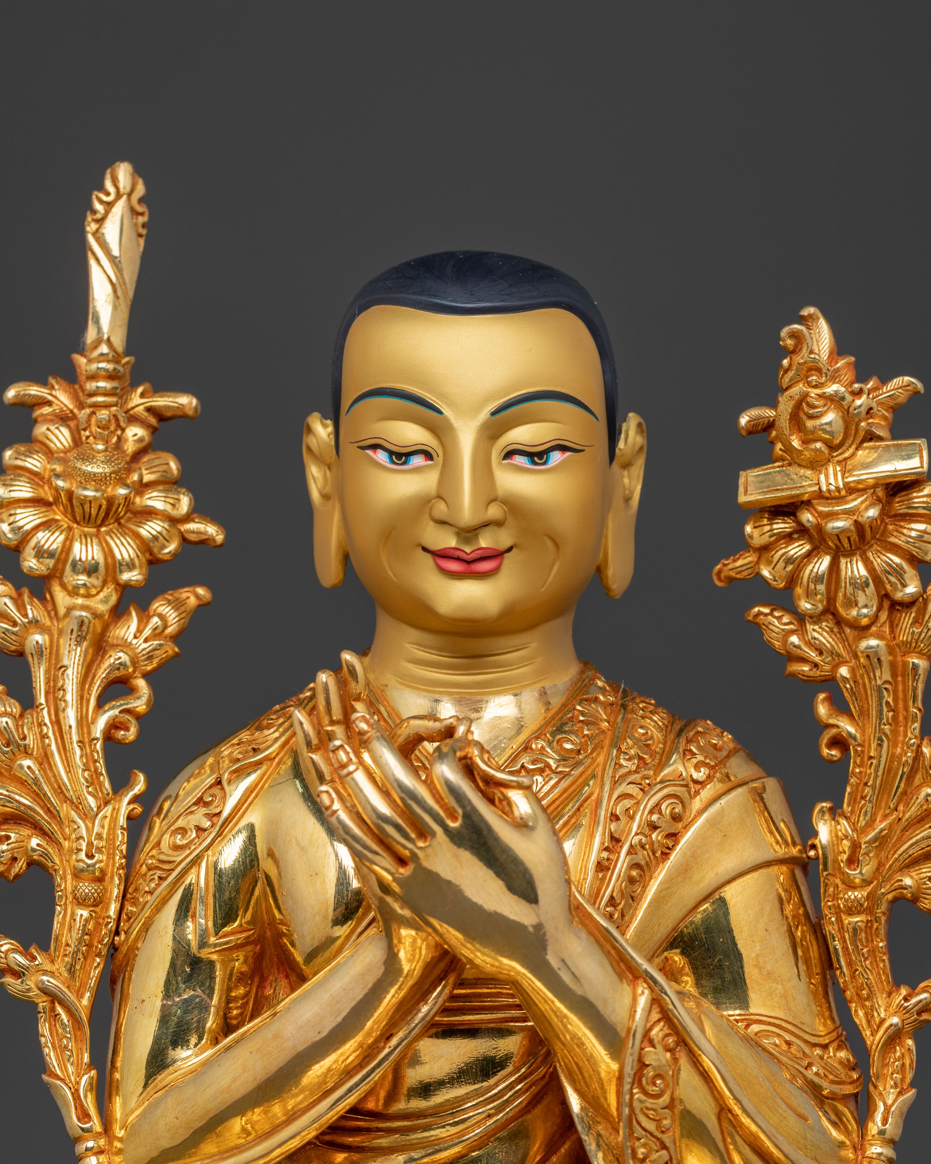Handcrafted Tsongkhapa Statue | Traditional Figurine