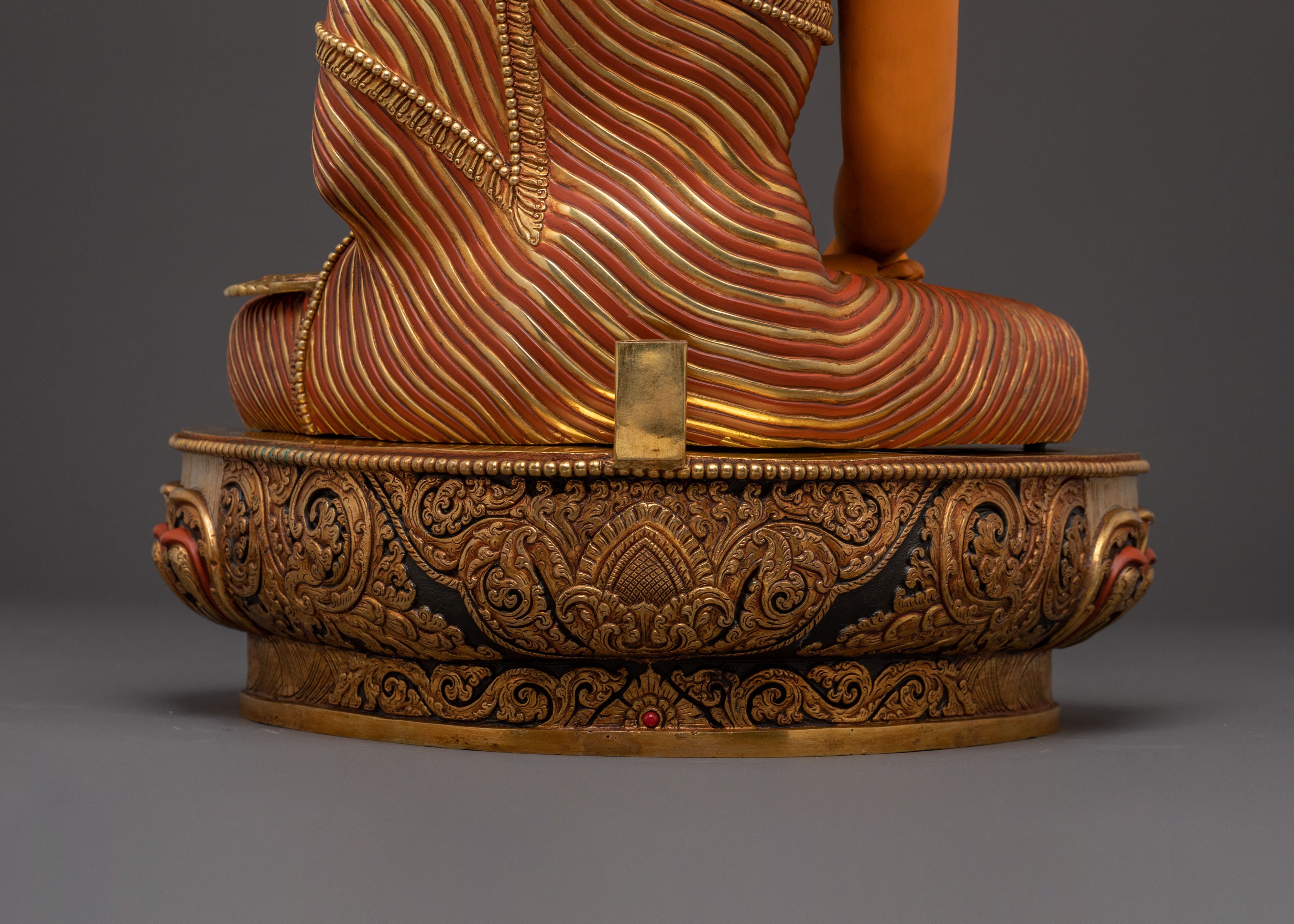 Divine Shakyamuni Buddha Golden Statue | Altar Decor