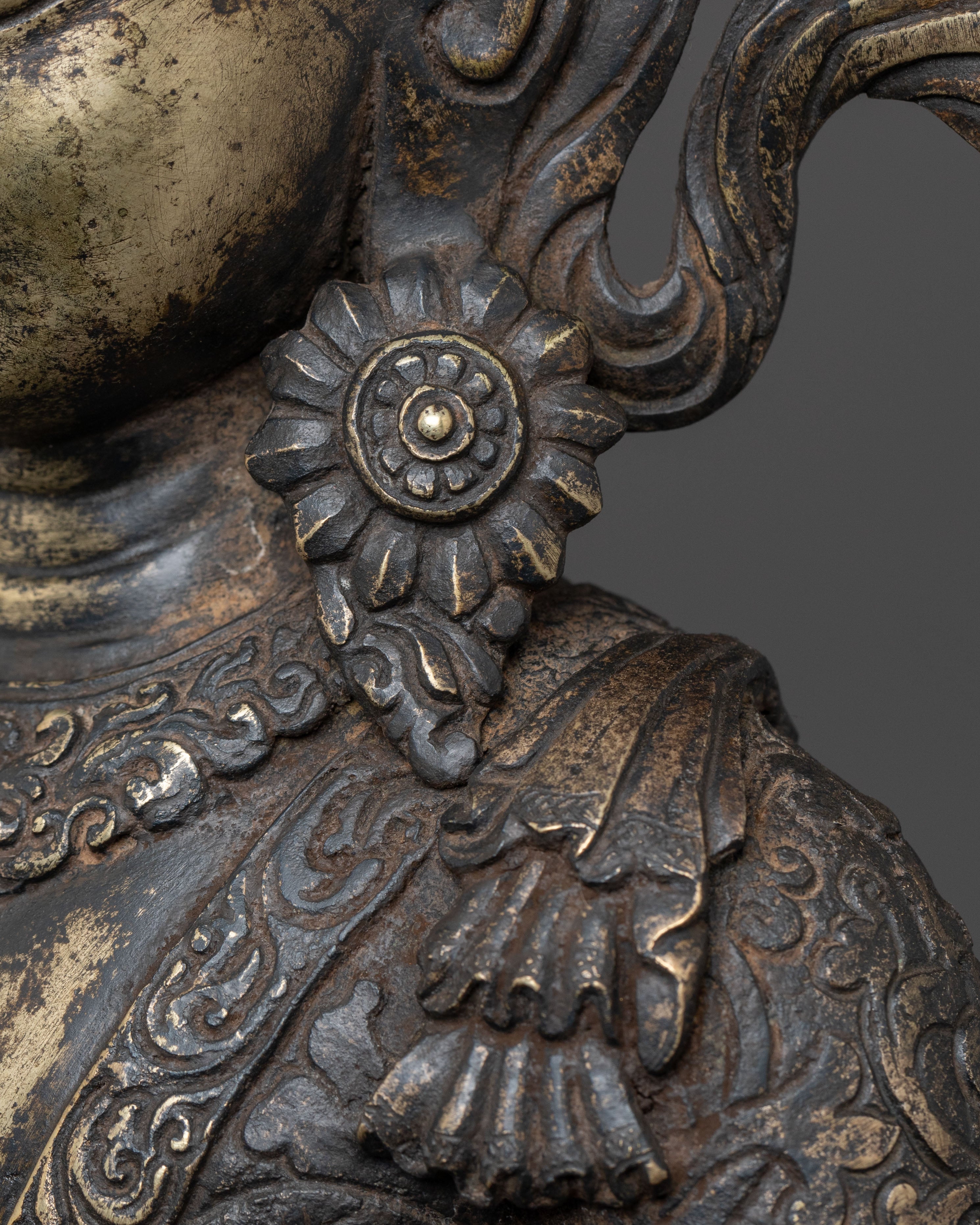 Dipankara Buddha Blessing Statue for Decor