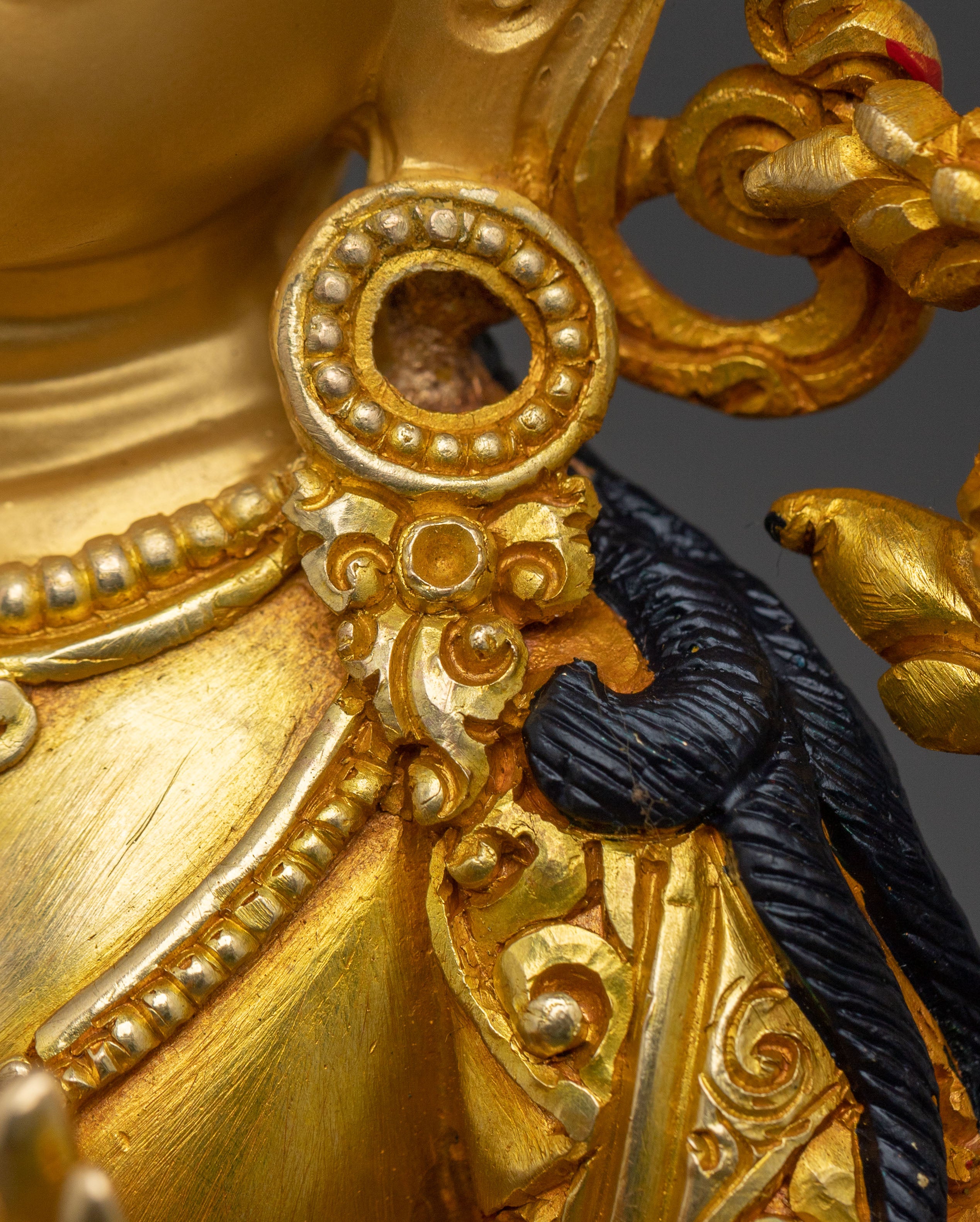 Manjushri Bodhisattva Wisdom Statue | Buddhist Sacred Altar Decor