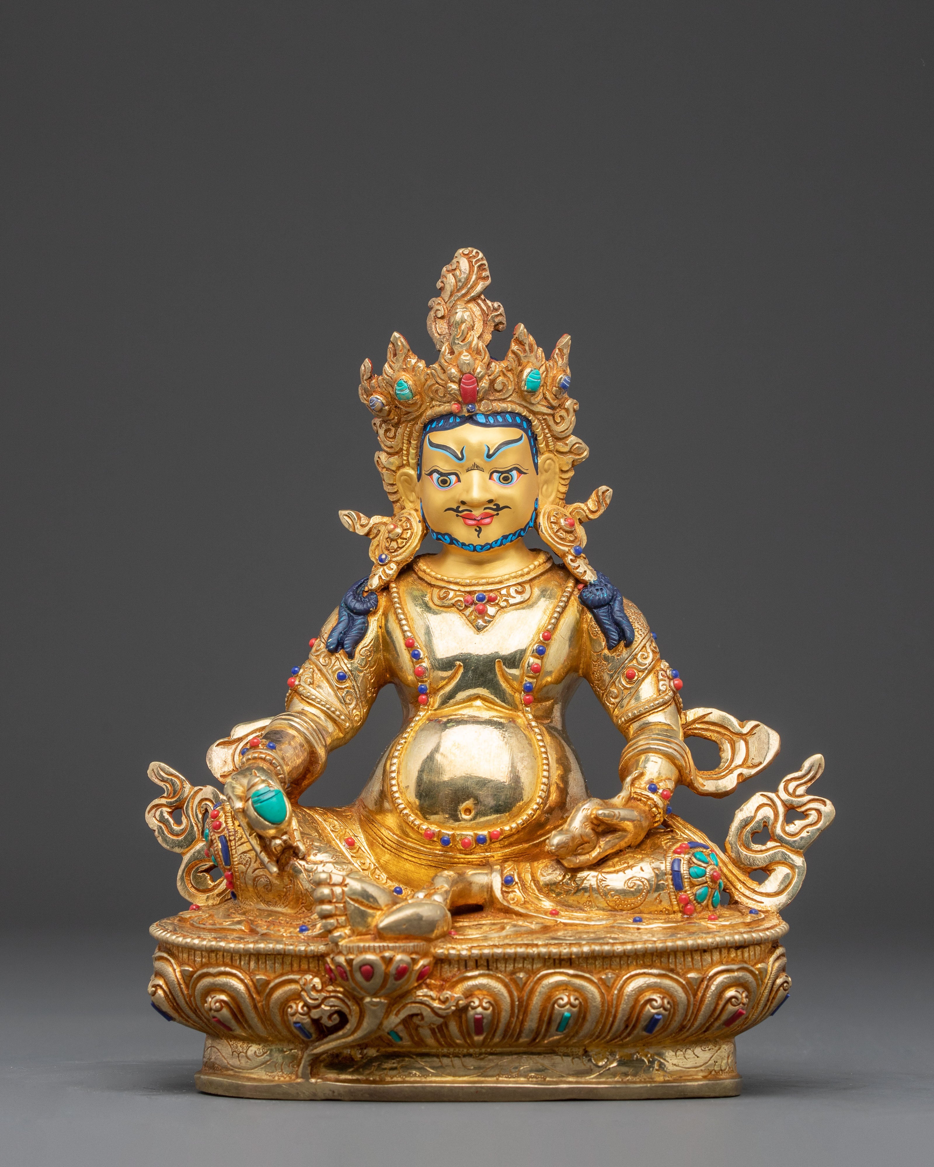 Dzambhala Statue: Promotes Quick Action and Generosity