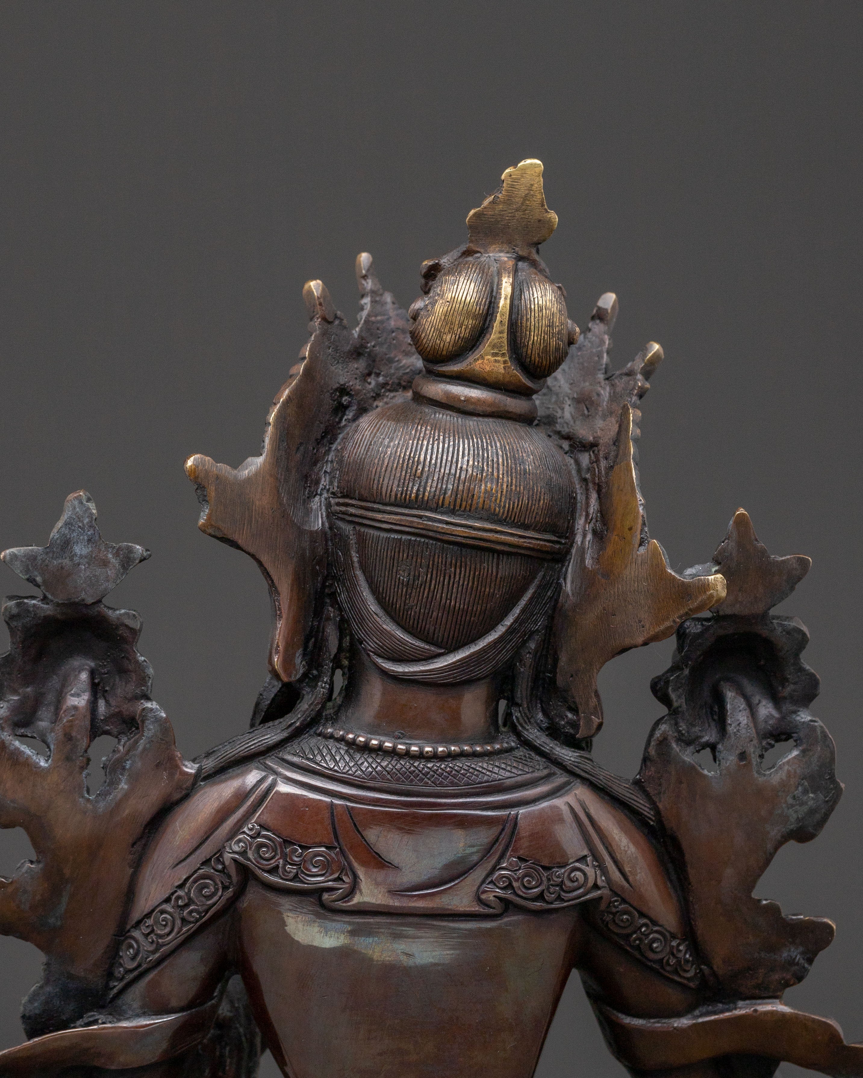 Golden Green Tara Statue: Mother of Liberation