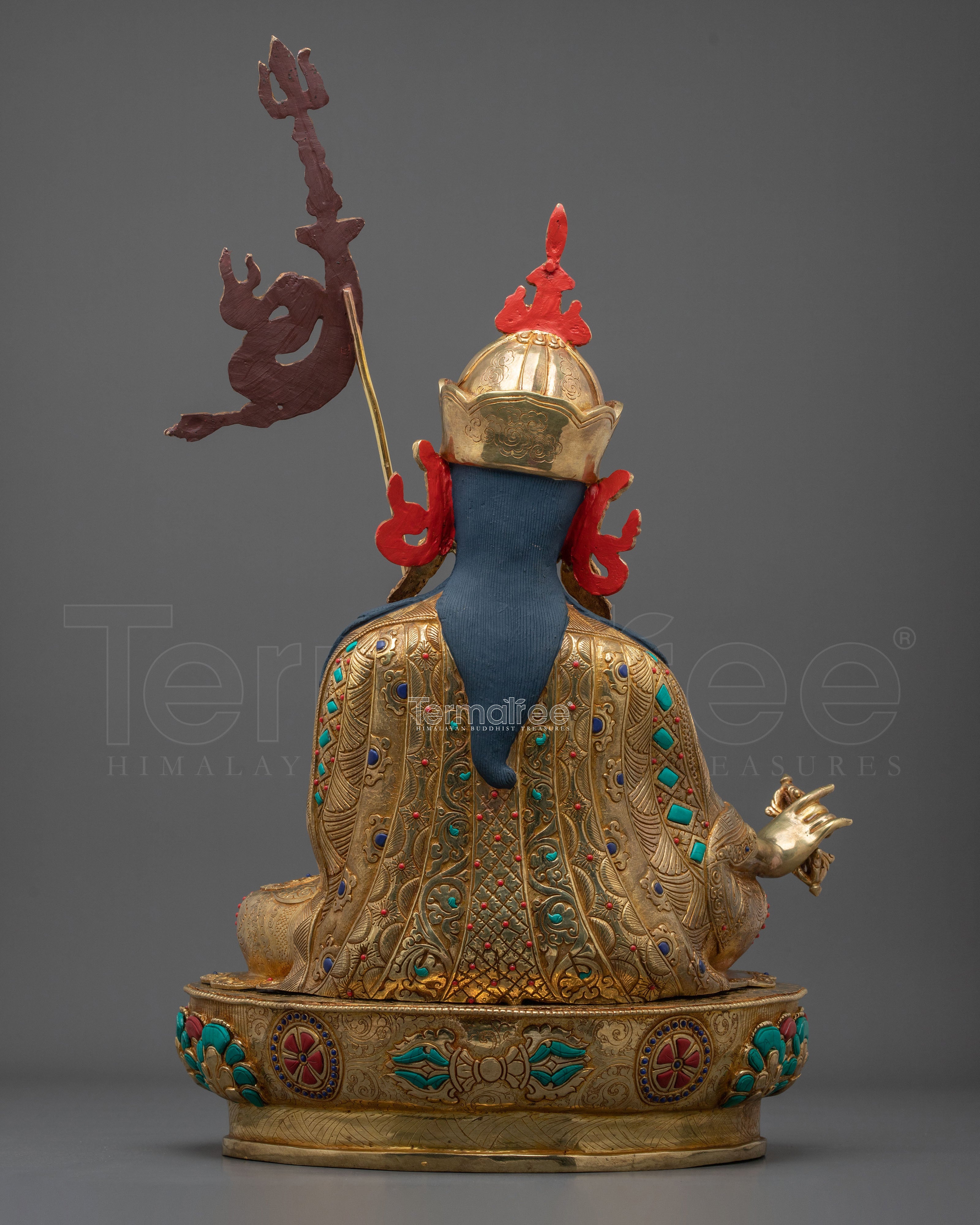Padmasambhava Sacred Sculpture: Buddhist Decor