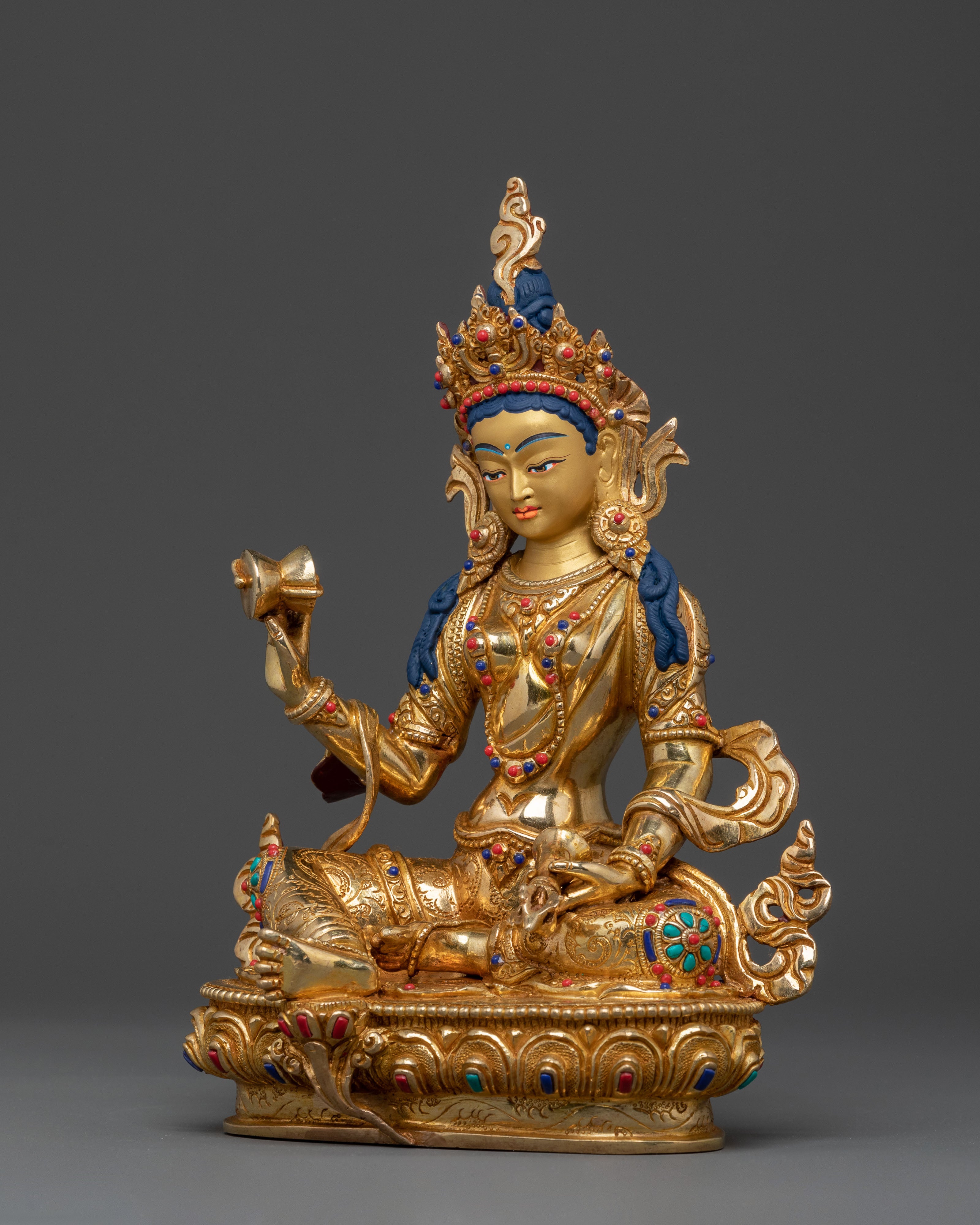 Sitting Machig Labdron Divine Statue