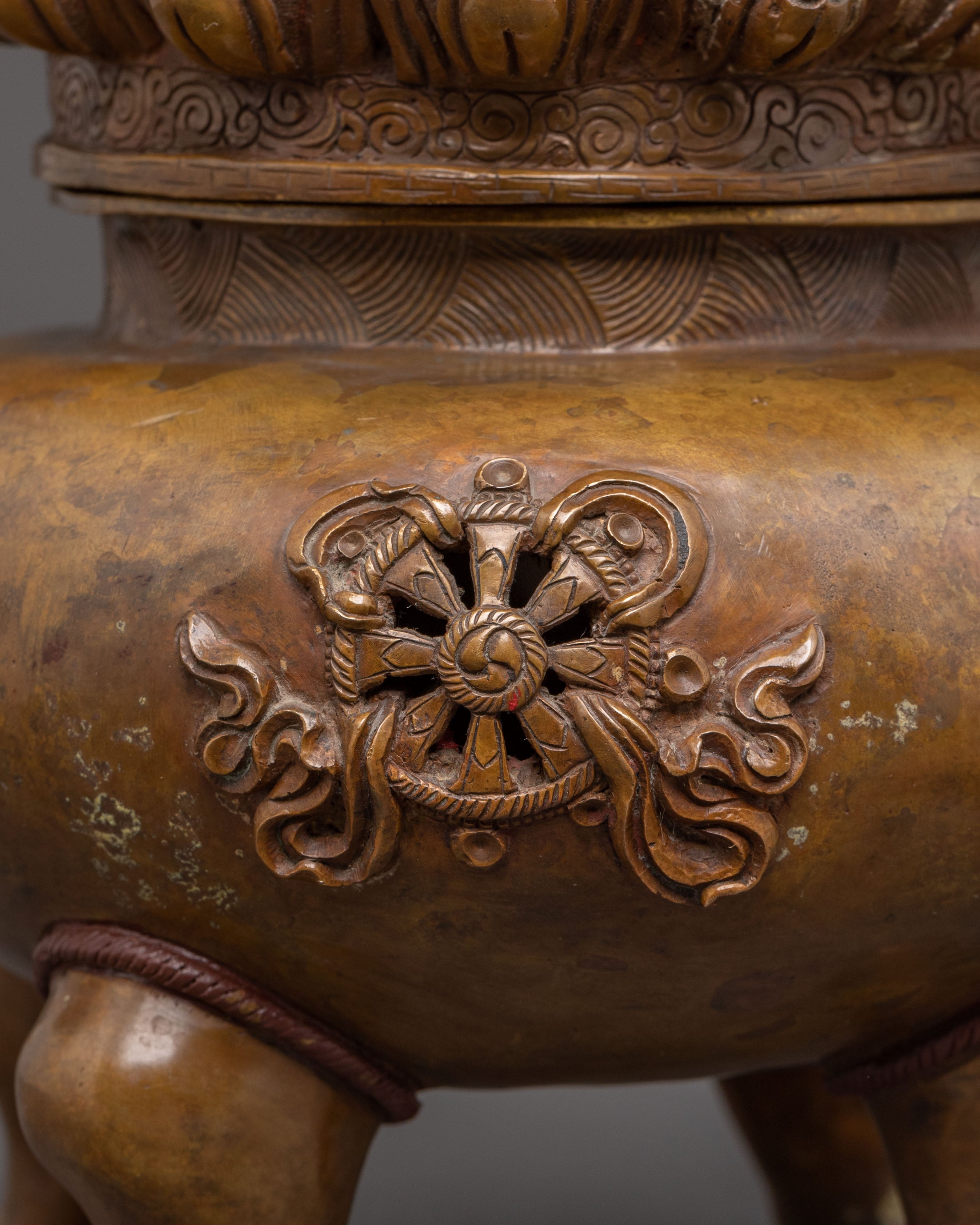 Handmade Vajradaka Oxidized Copper Statue – Antique Finish Masterpiece