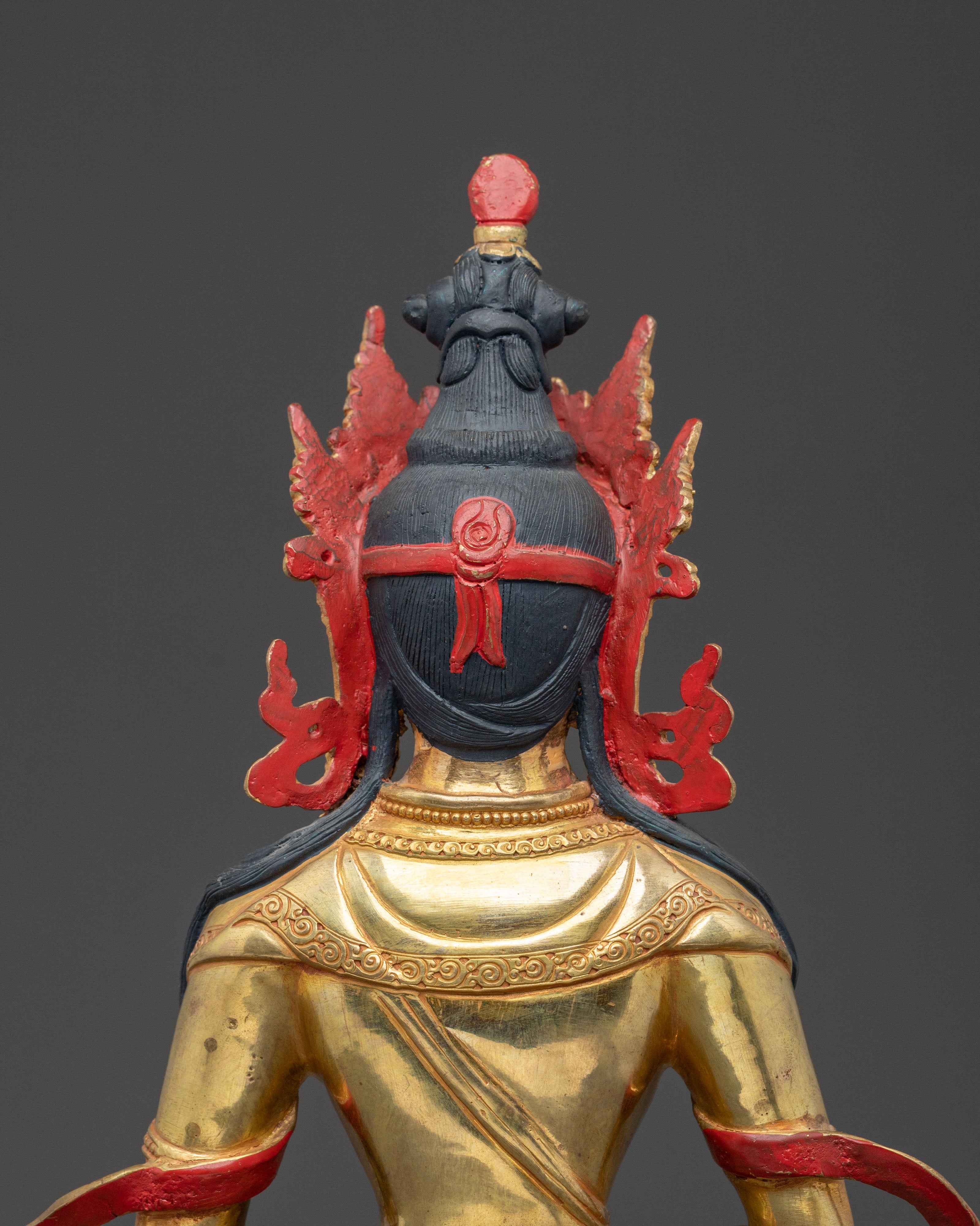 Amitayus Buddha Eternal Life Statue | Tibetan Buddhist Decor