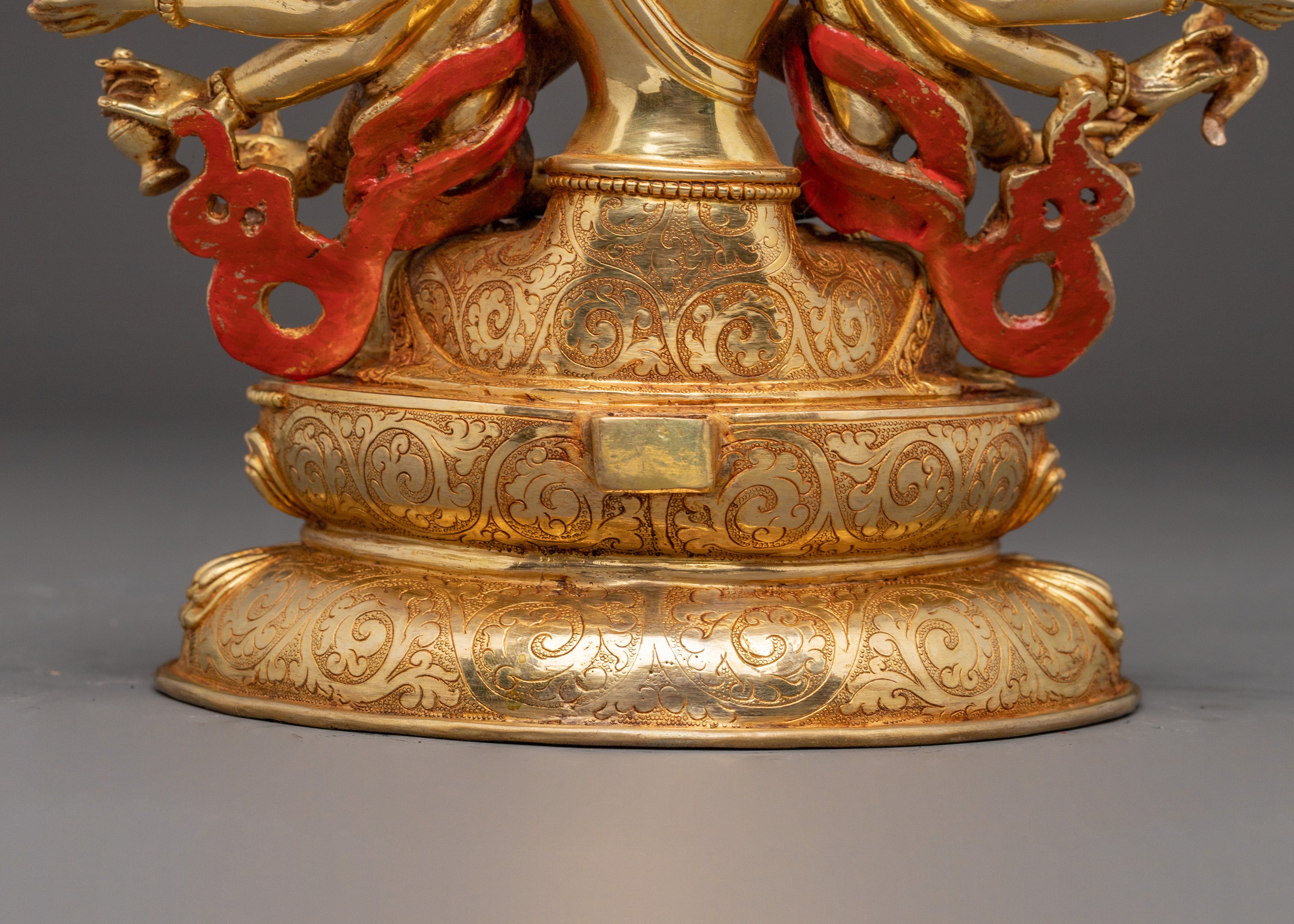 Golden Statue of Chundi | Buddhist Goddess of Compassion